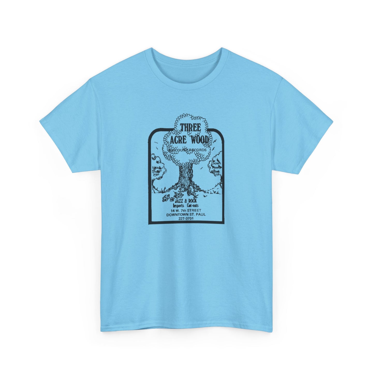 Record Store Tee #148: Three Acre Wood Discount Records & Head Shop