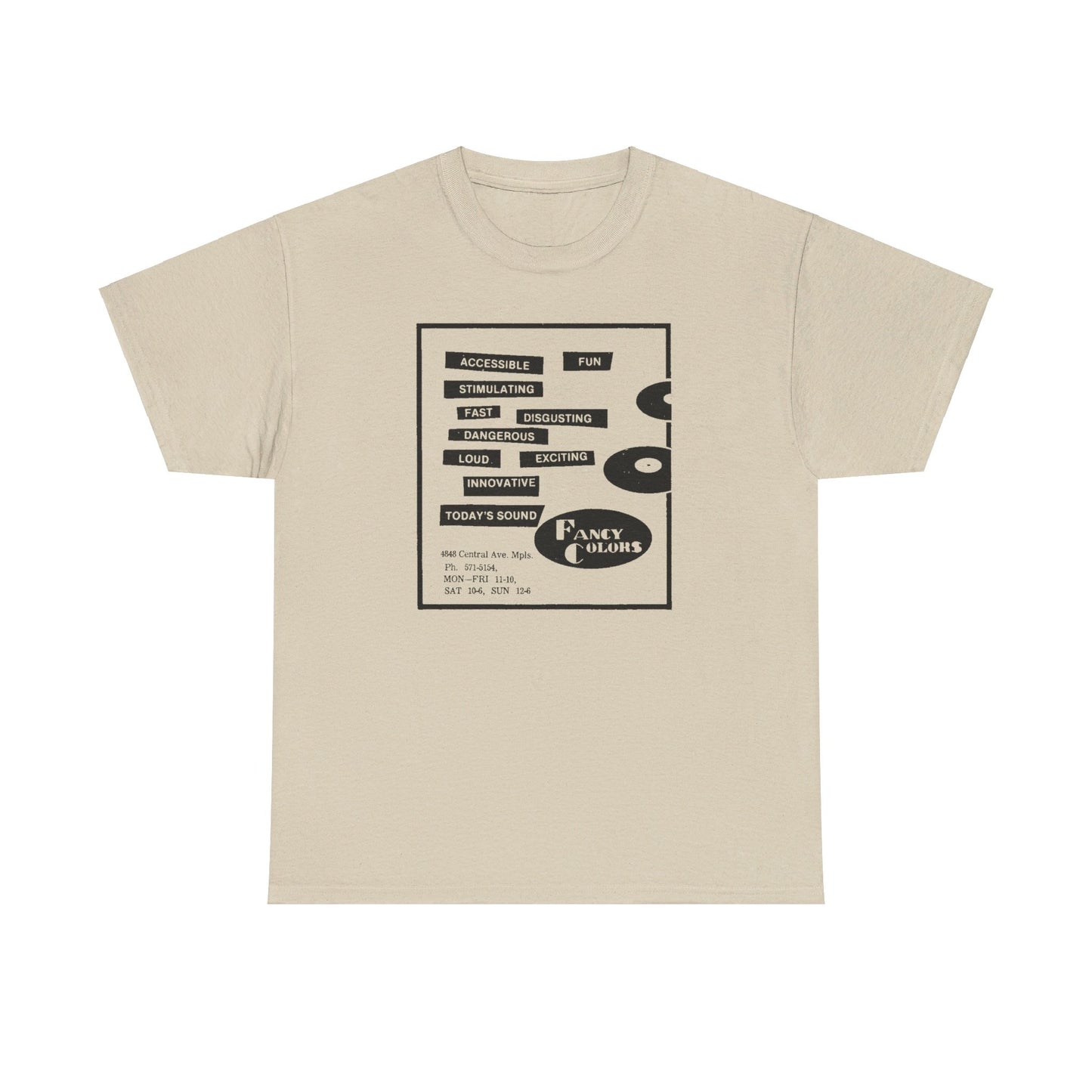 Record Store Tee #135: Fancy Colors Records Minneapolis