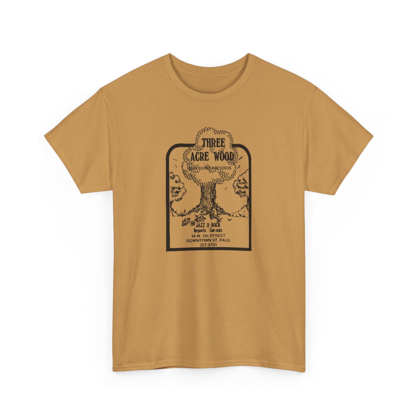 Record Store Tee #148: Three Acre Wood Discount Records & Head Shop