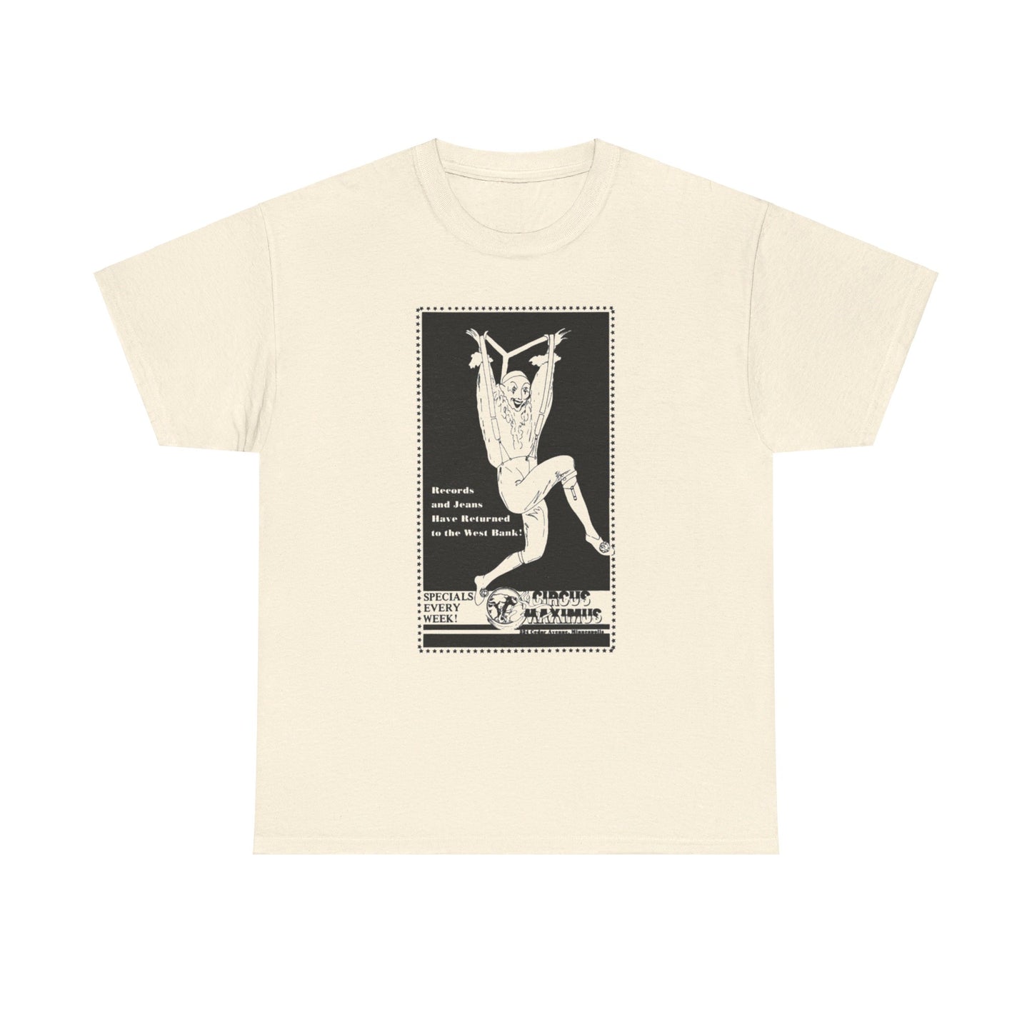 Record Store Tee #128: Circus Maximus Minneapolis