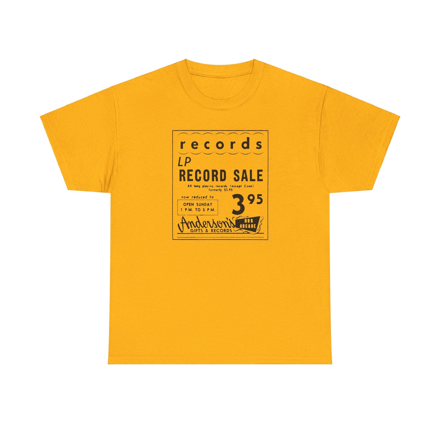 Record Store Tee #127: Anderson's Gifts and Records Minneapolis