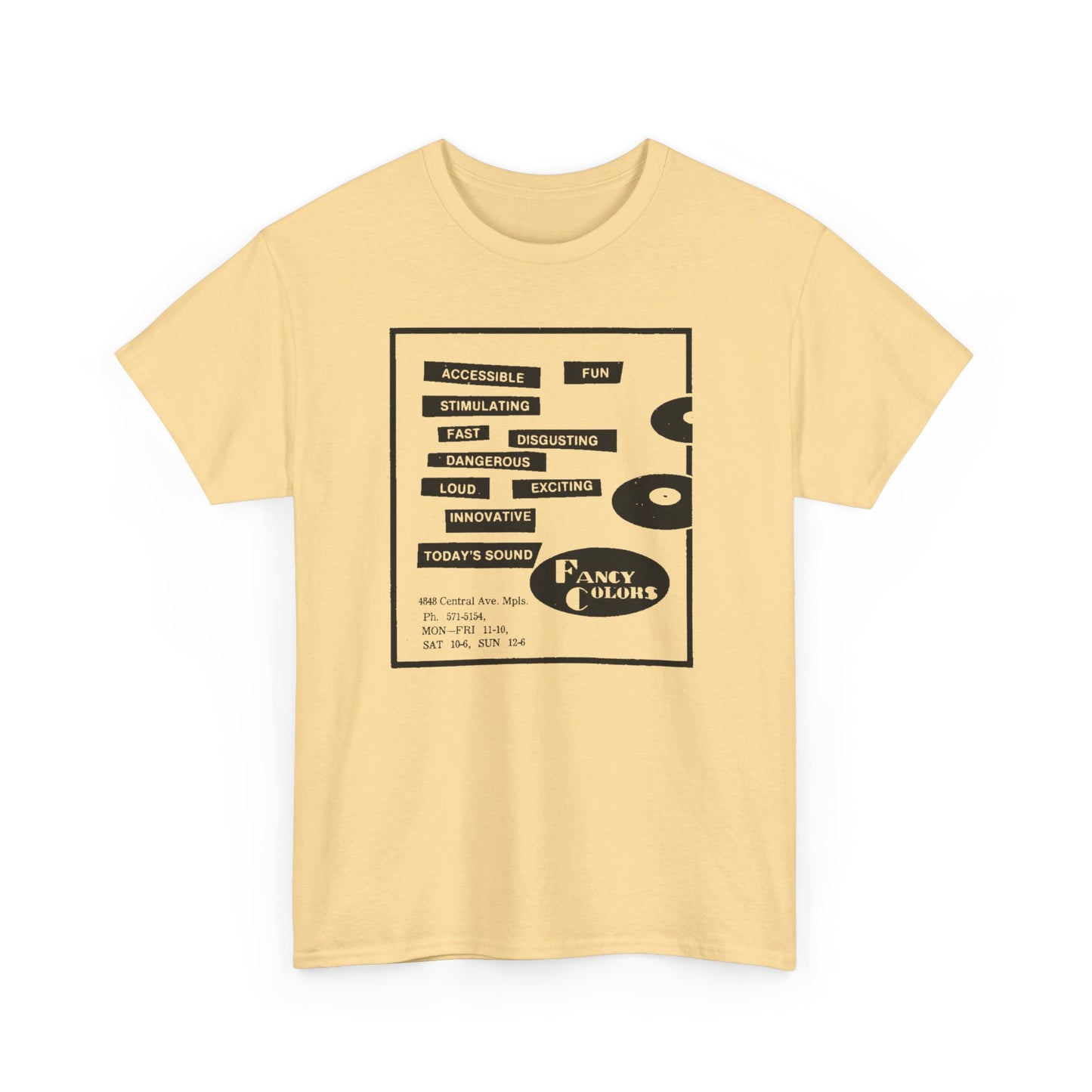 Record Store Tee #135: Fancy Colors Records Minneapolis