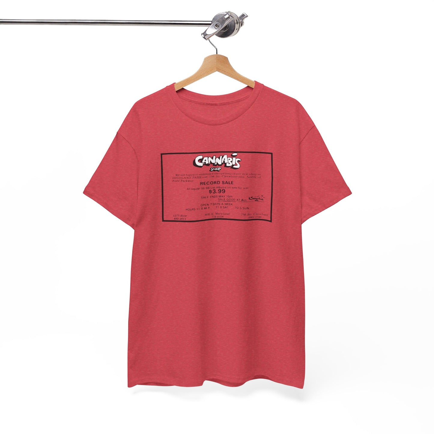 Record Store Tee #130: Cannabis Record Shop St. Paul, MN