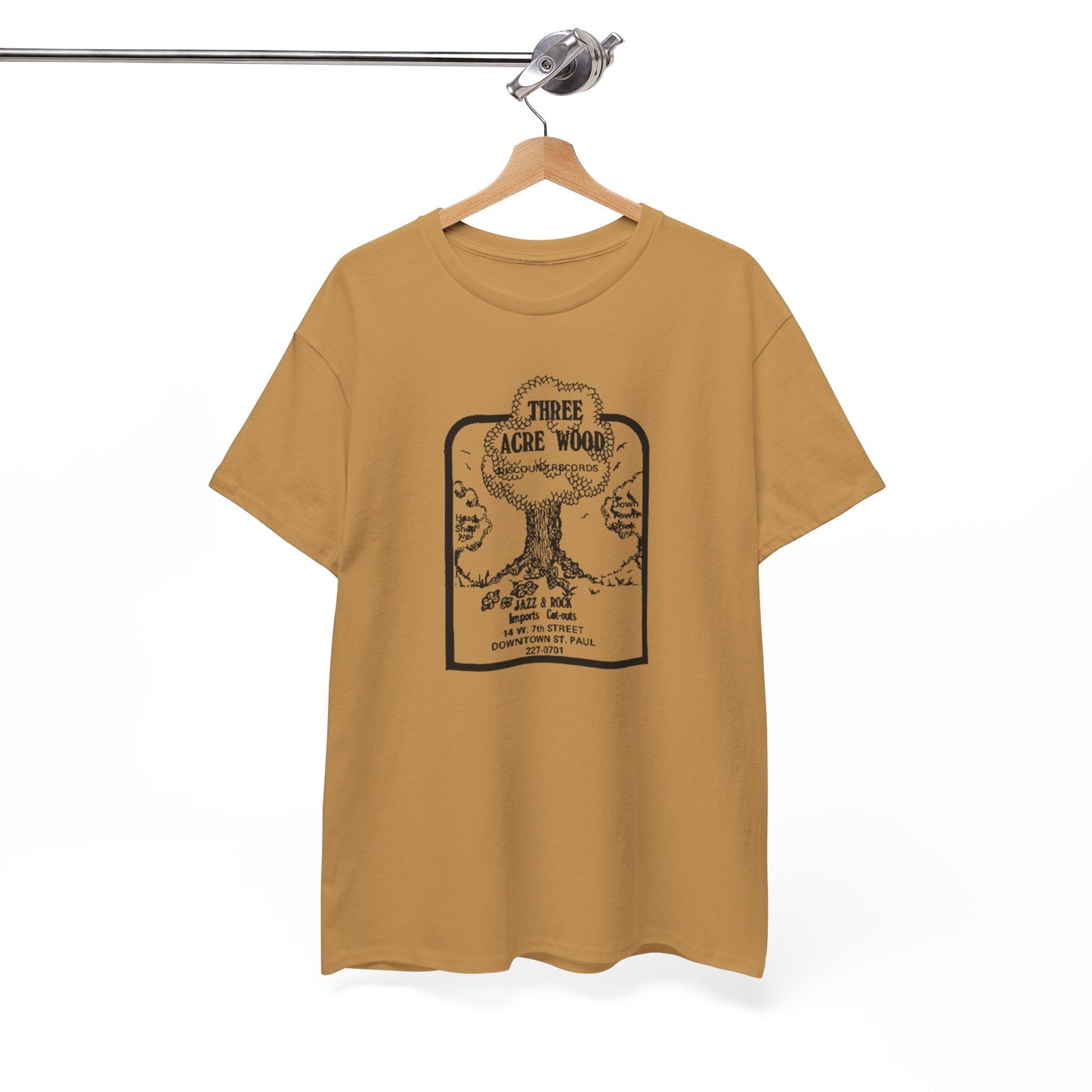 Record Store Tee #148: Three Acre Wood Discount Records & Head Shop