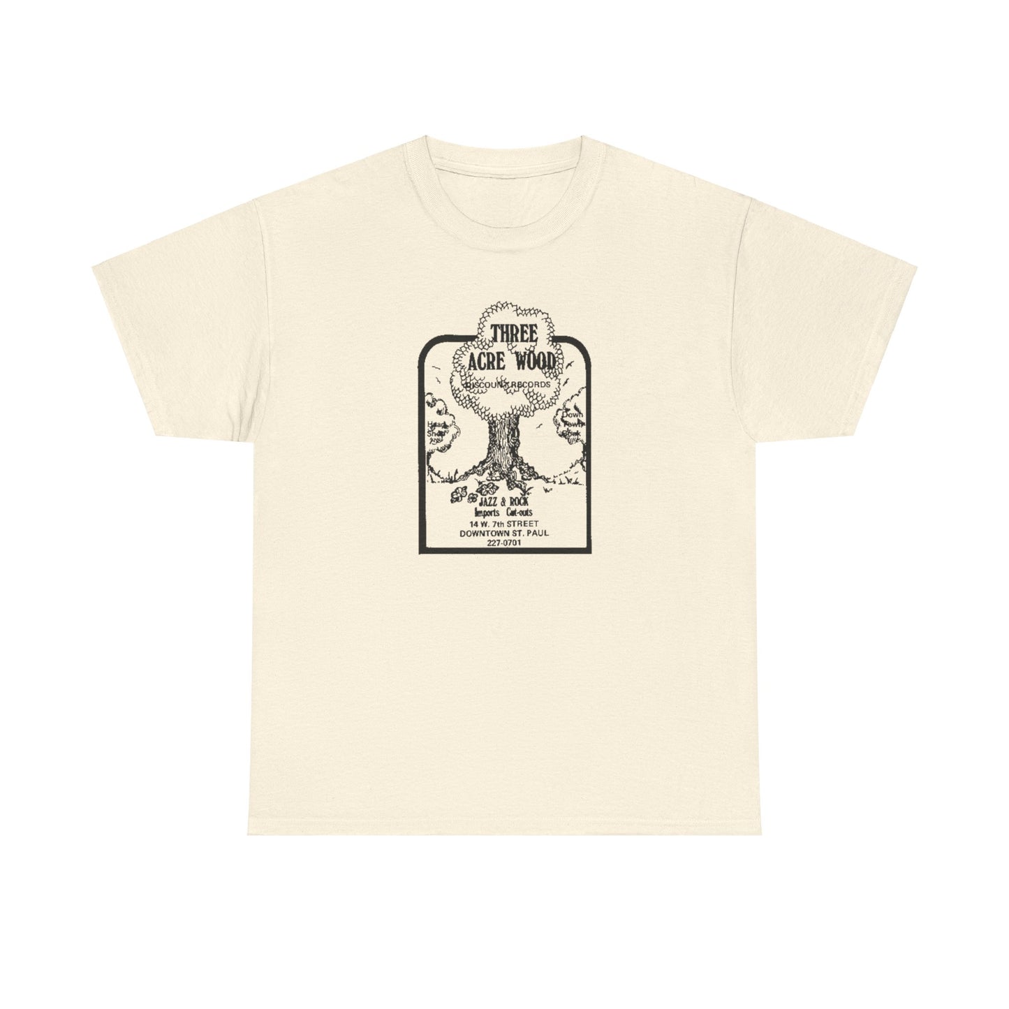 Record Store Tee #148: Three Acre Wood Discount Records & Head Shop