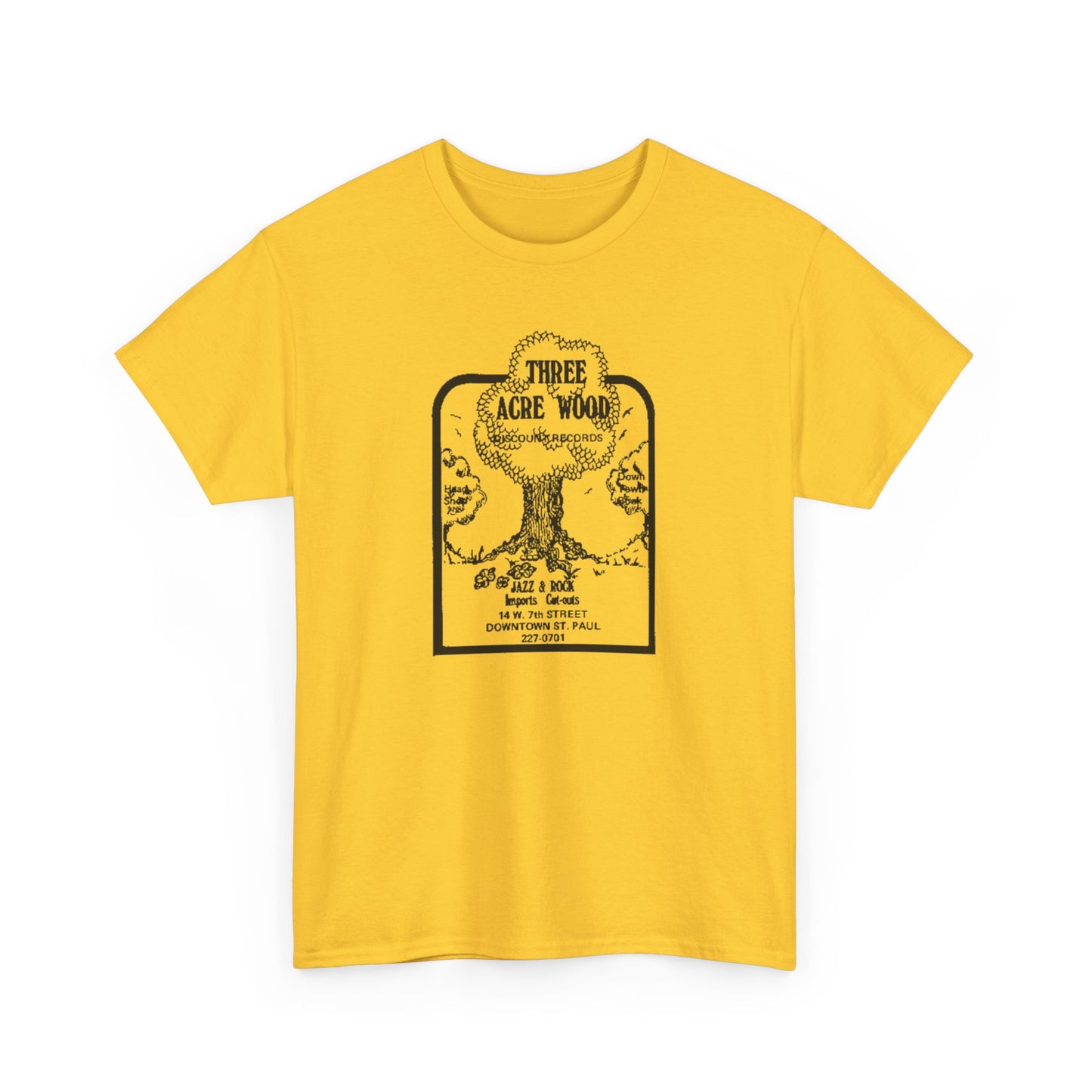Record Store Tee #148: Three Acre Wood Discount Records & Head Shop