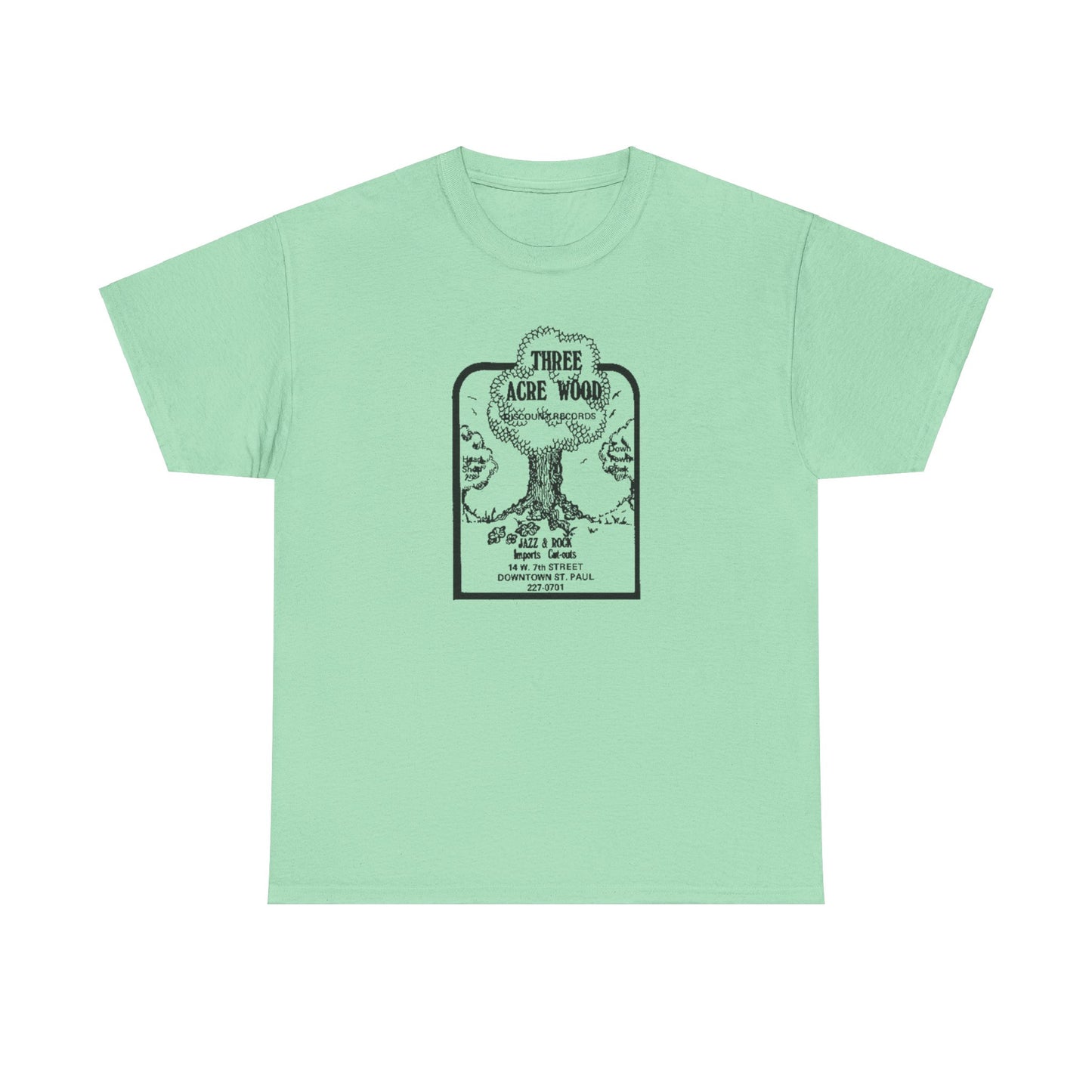 Record Store Tee #148: Three Acre Wood Discount Records & Head Shop