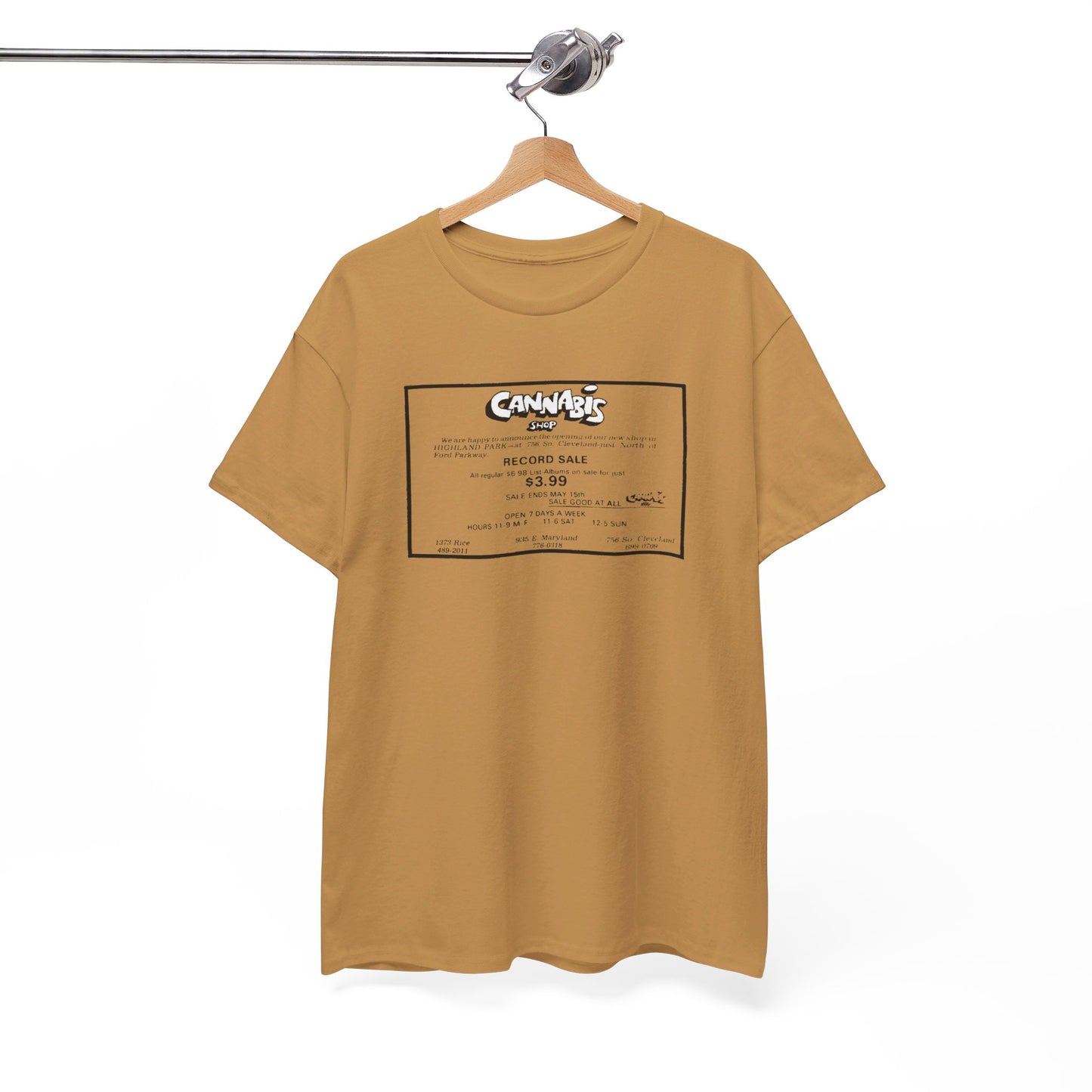 Record Store Tee #130: Cannabis Record Shop St. Paul, MN