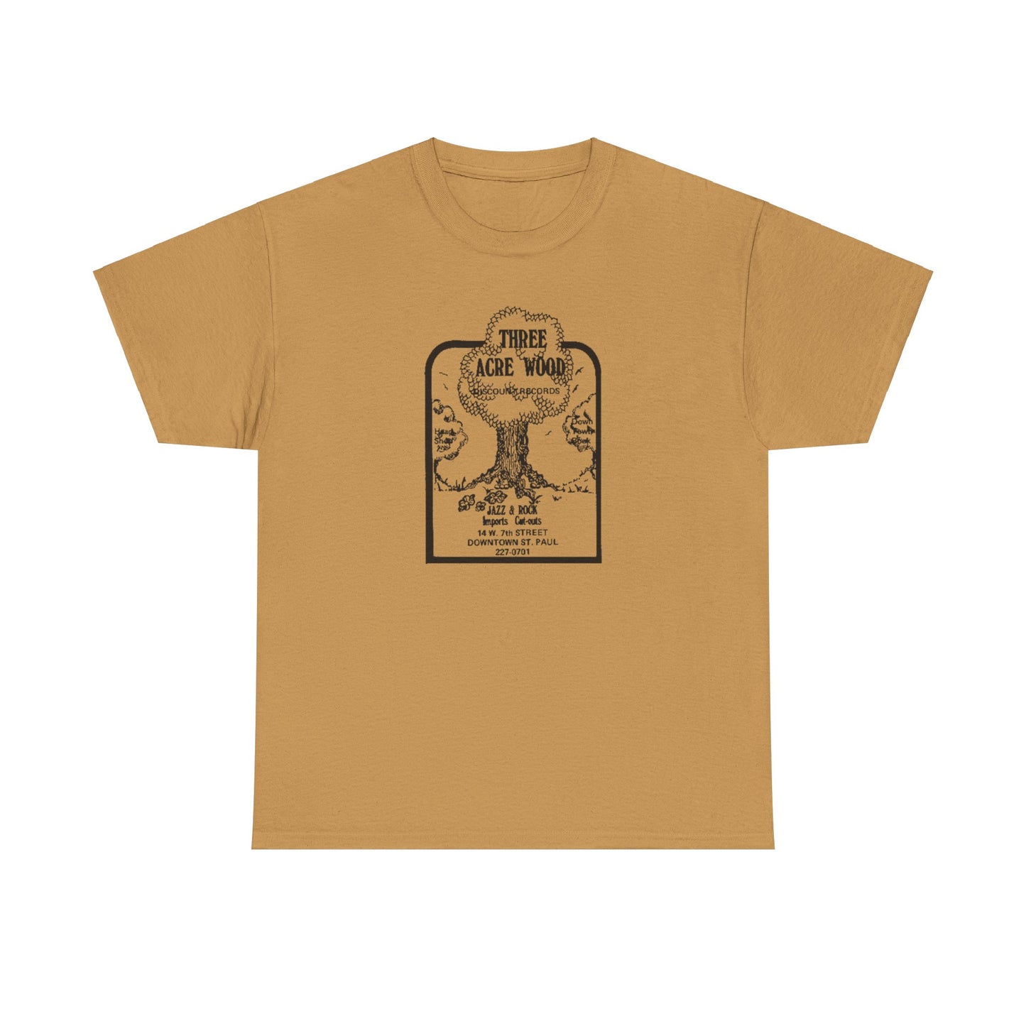 Record Store Tee #148: Three Acre Wood Discount Records & Head Shop