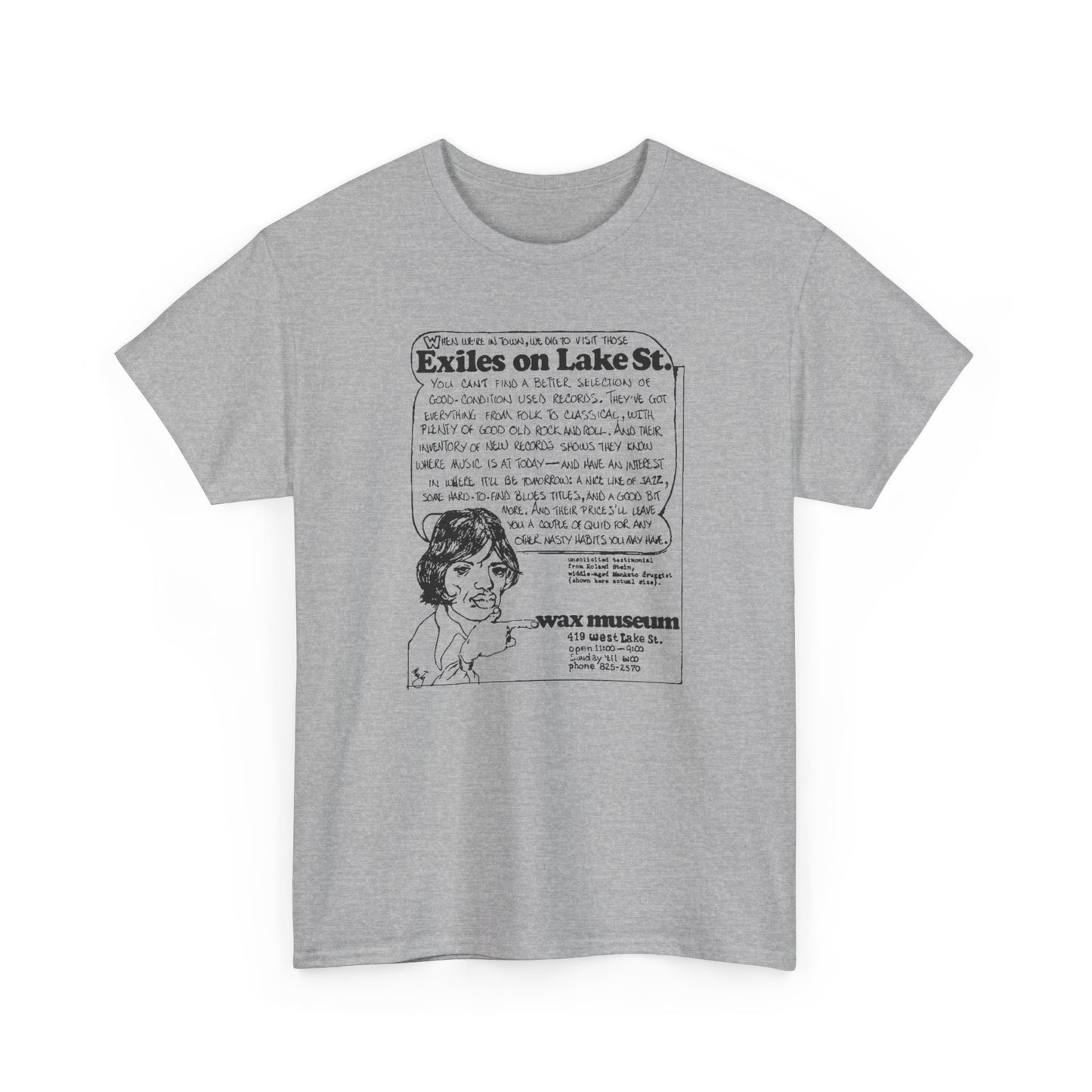 Record Store Tee #146: Wax Museum Exiles On Lake Street
