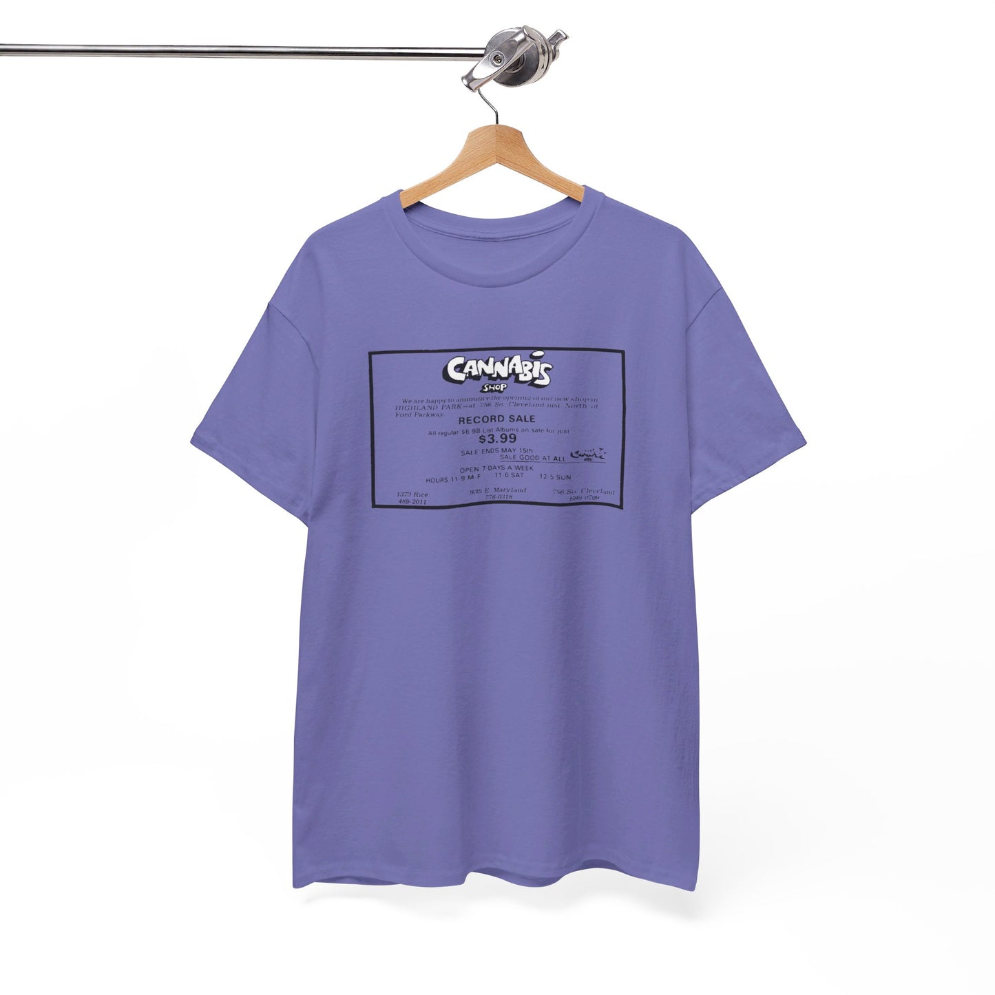 Record Store Tee #130: Cannabis Record Shop St. Paul, MN