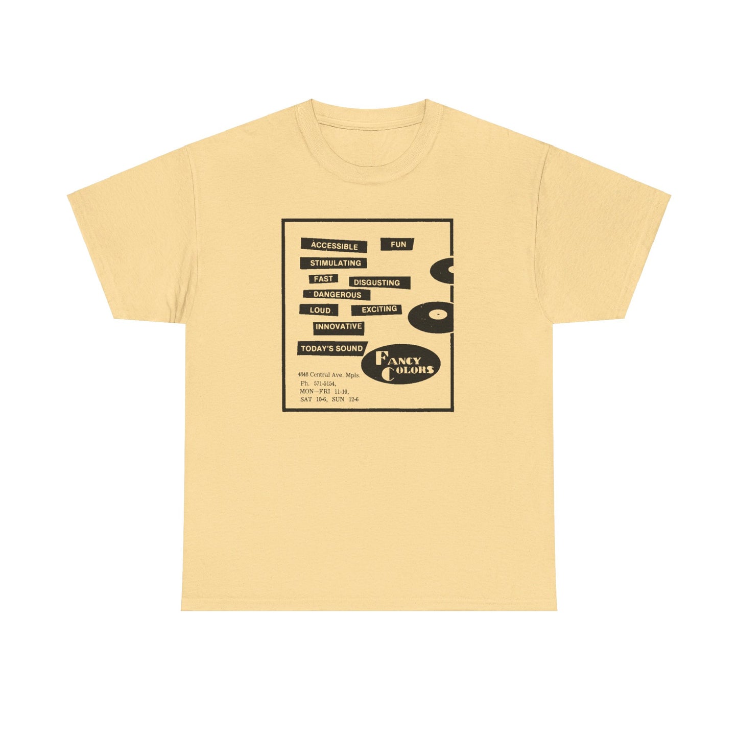 Record Store Tee #135: Fancy Colors Records Minneapolis
