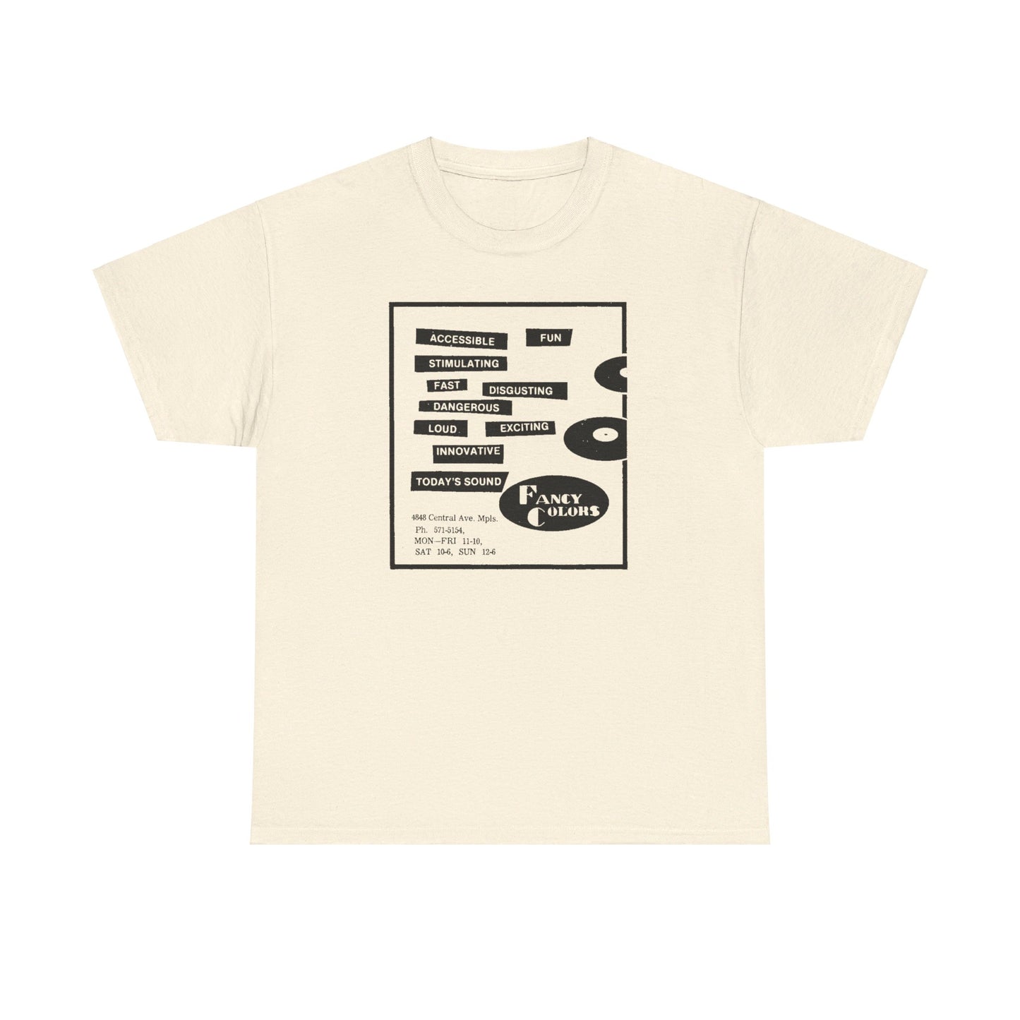 Record Store Tee #135: Fancy Colors Records Minneapolis