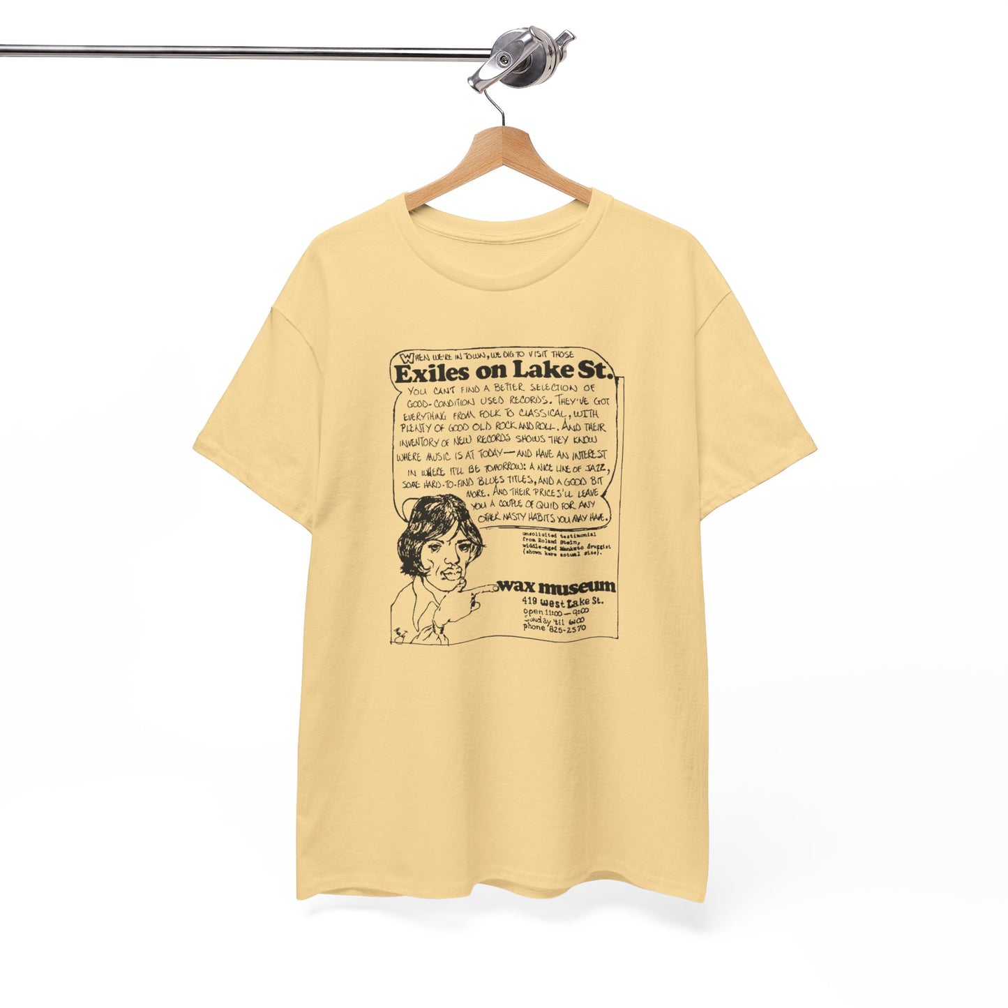 Record Store Tee #146: Wax Museum Exiles On Lake Street