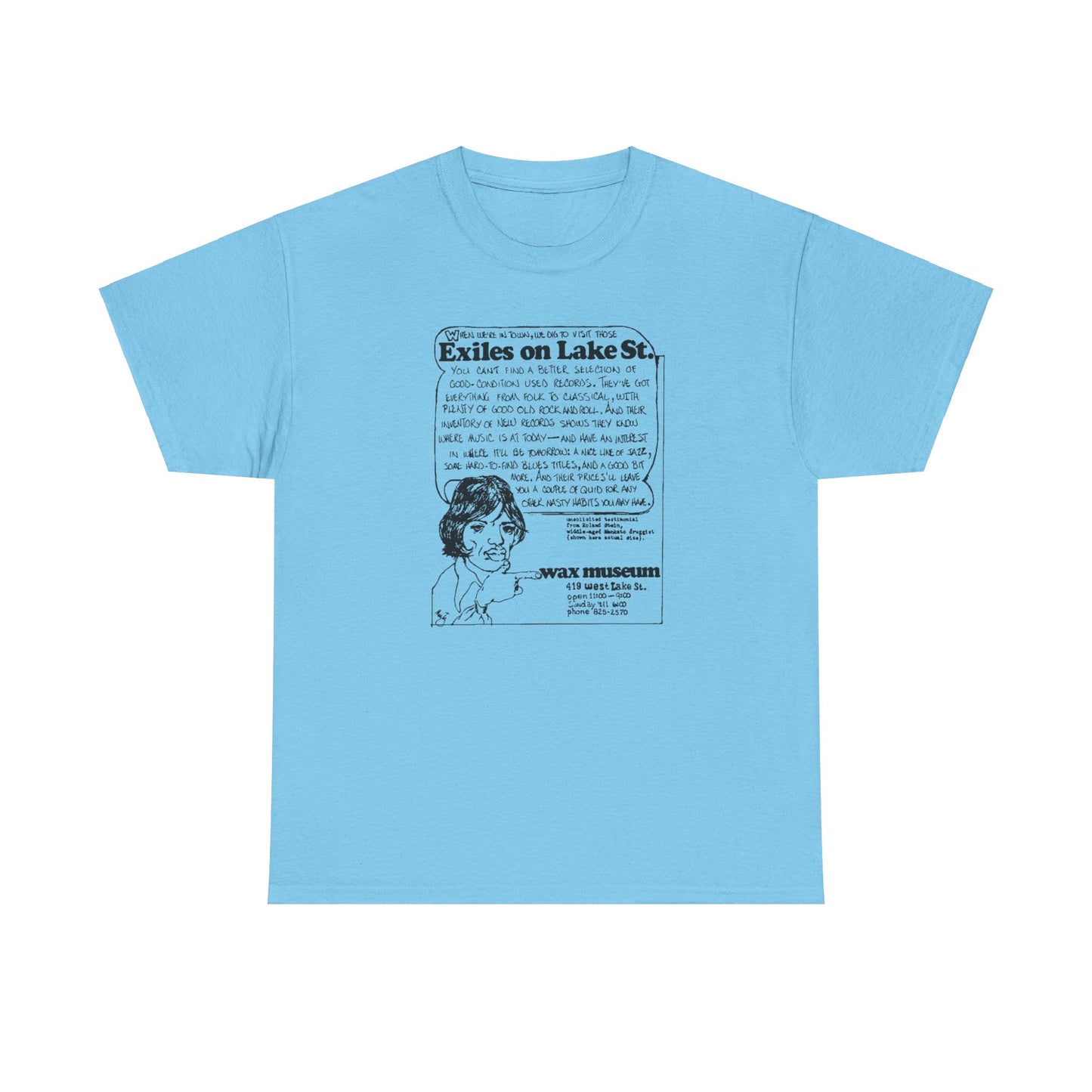 Record Store Tee #146: Wax Museum Exiles On Lake Street
