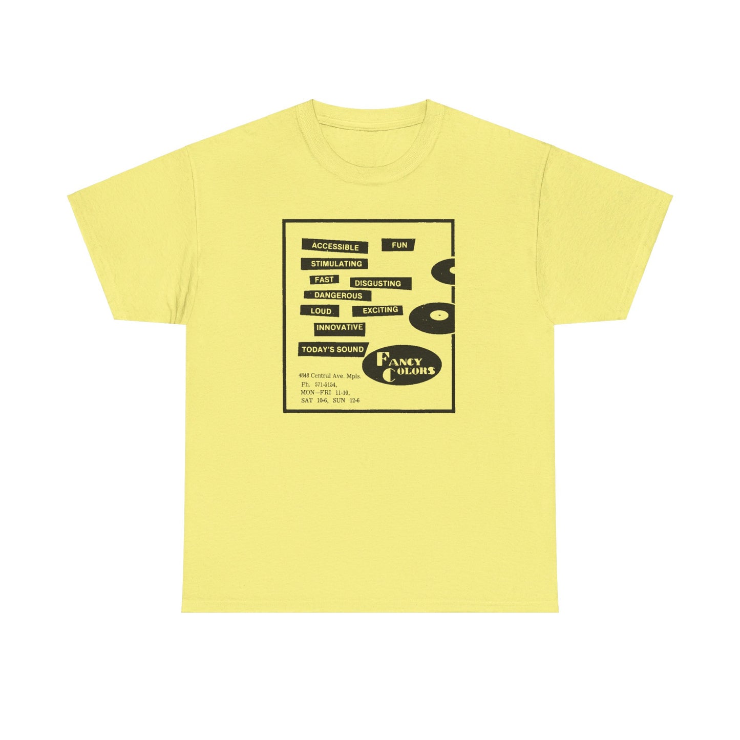 Record Store Tee #135: Fancy Colors Records Minneapolis