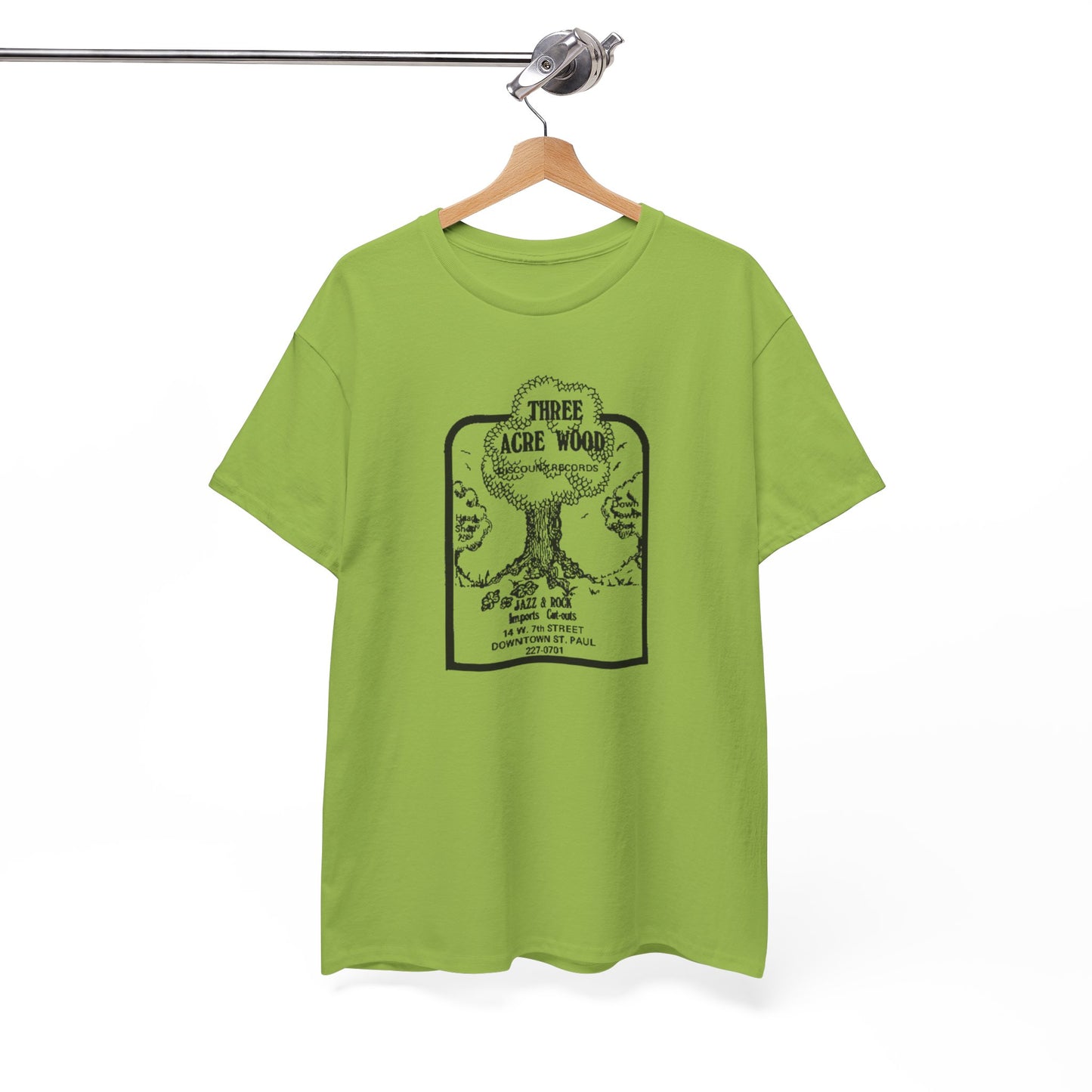 Record Store Tee #148: Three Acre Wood Discount Records & Head Shop