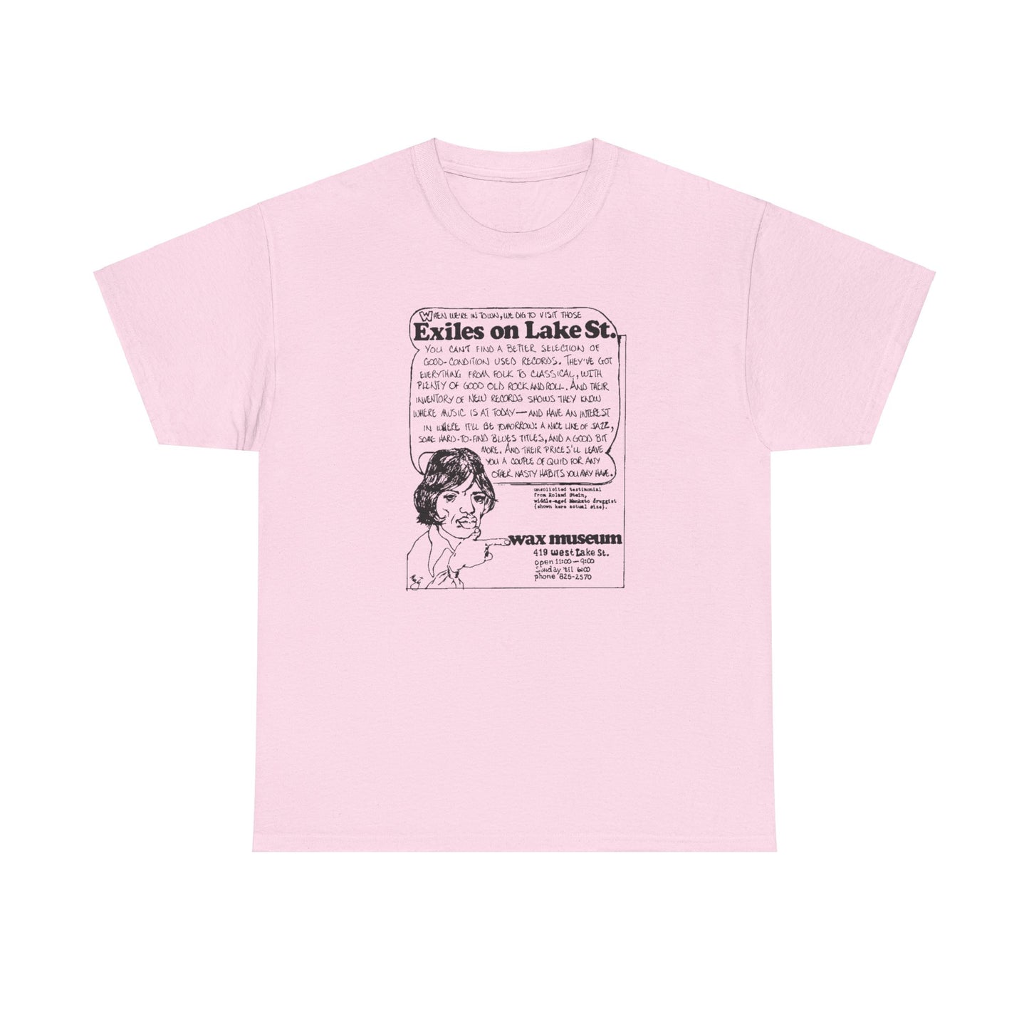 Record Store Tee #146: Wax Museum Exiles On Lake Street