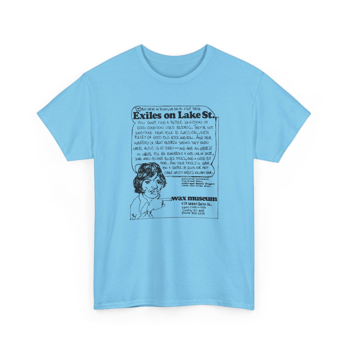 Record Store Tee #146: Wax Museum Exiles On Lake Street
