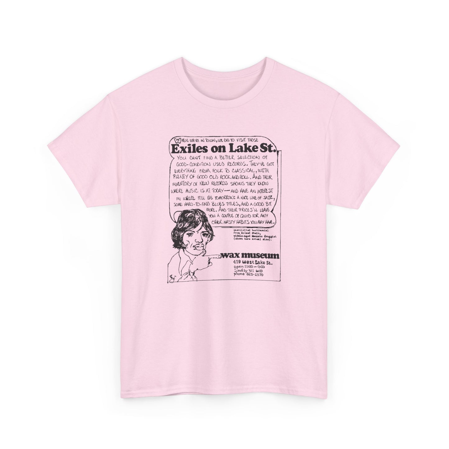 Record Store Tee #146: Wax Museum Exiles On Lake Street