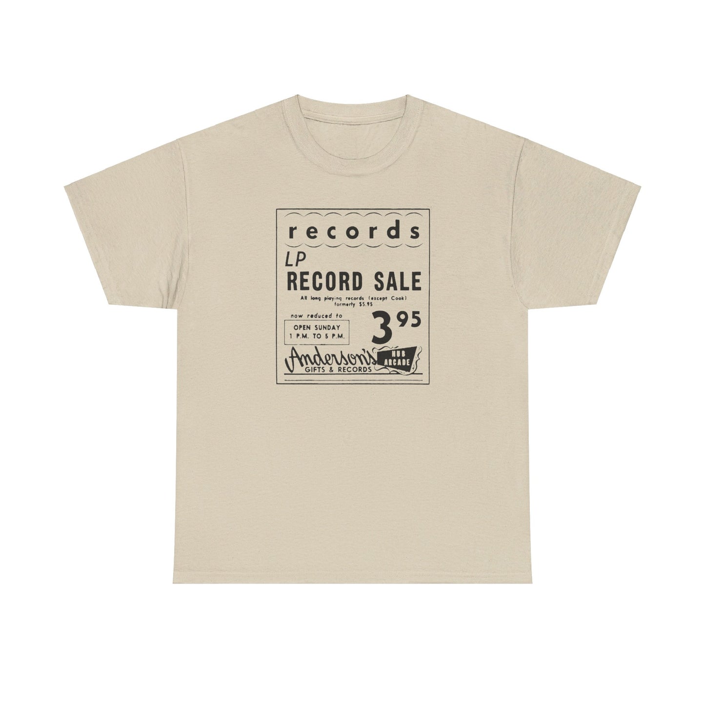 Record Store Tee #127: Anderson's Gifts and Records Minneapolis