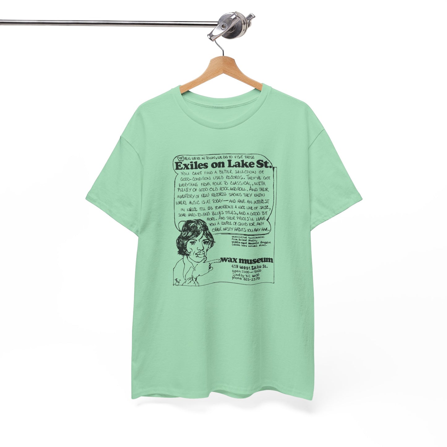 Record Store Tee #146: Wax Museum Exiles On Lake Street