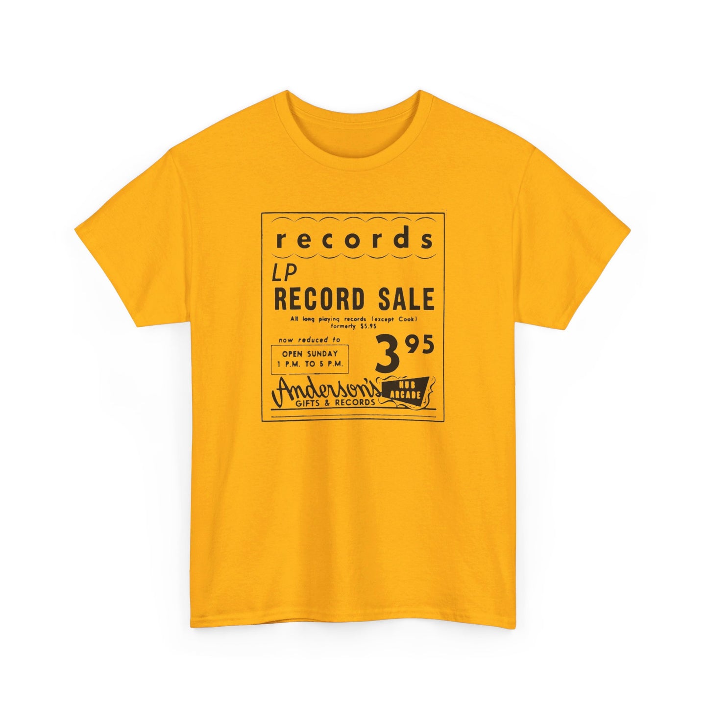 Record Store Tee #127: Anderson's Gifts and Records Minneapolis