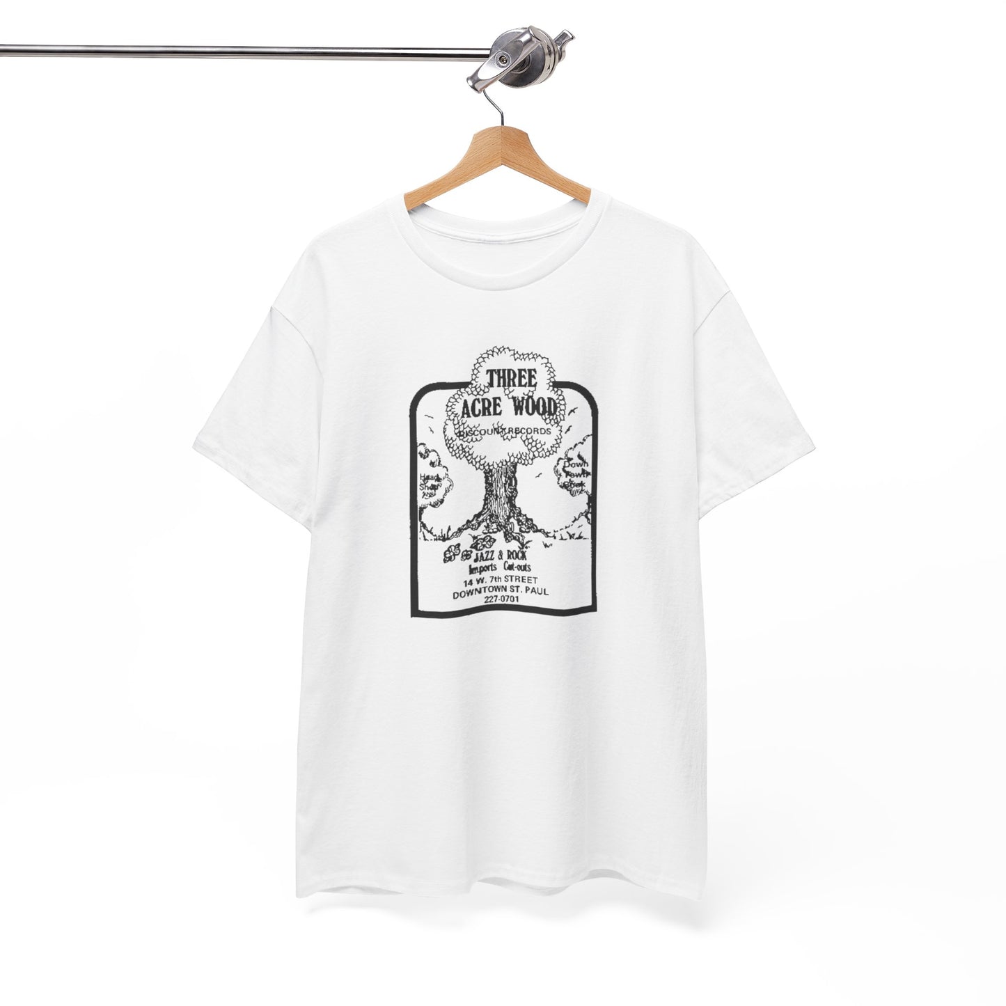 Record Store Tee #148: Three Acre Wood Discount Records & Head Shop