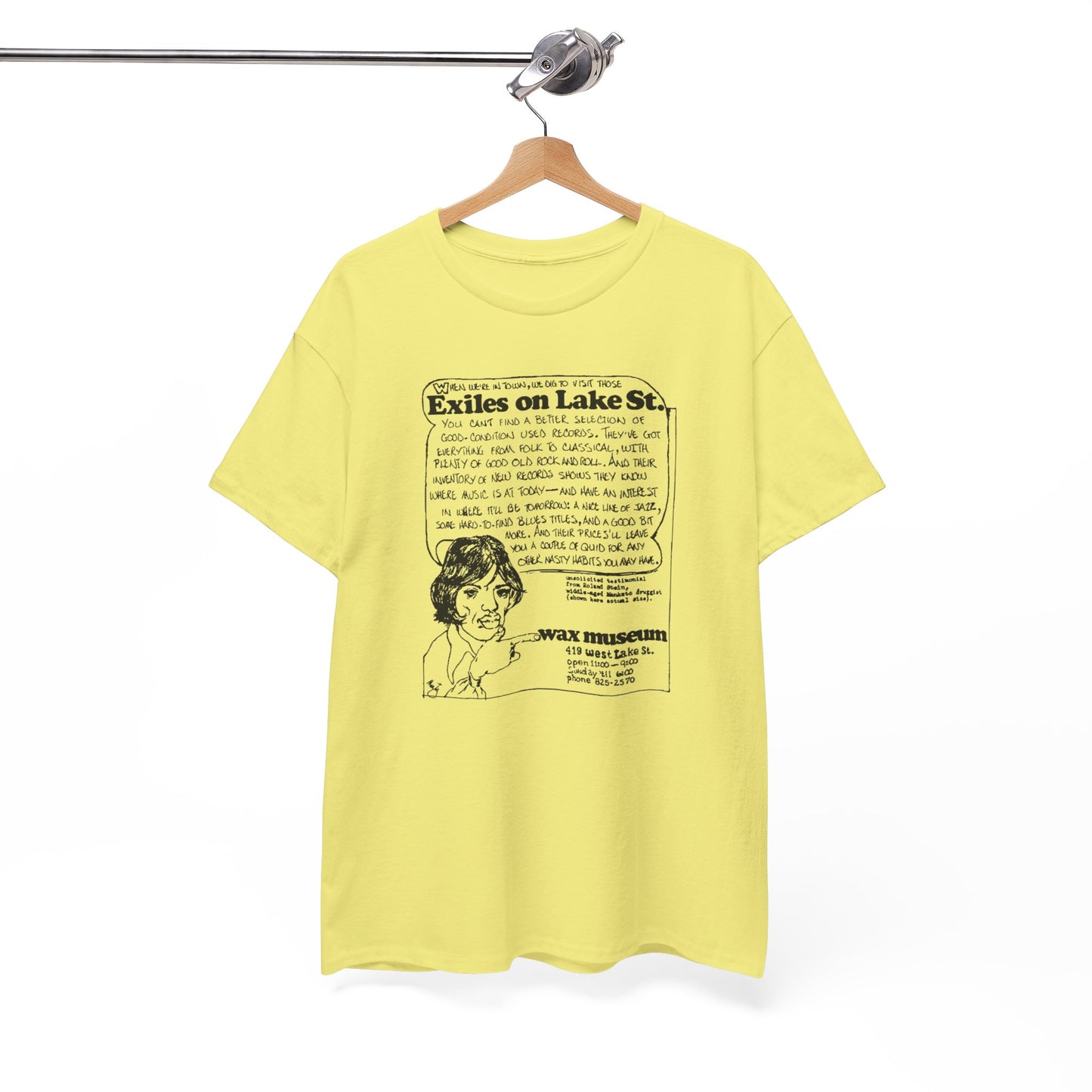 Record Store Tee #146: Wax Museum Exiles On Lake Street