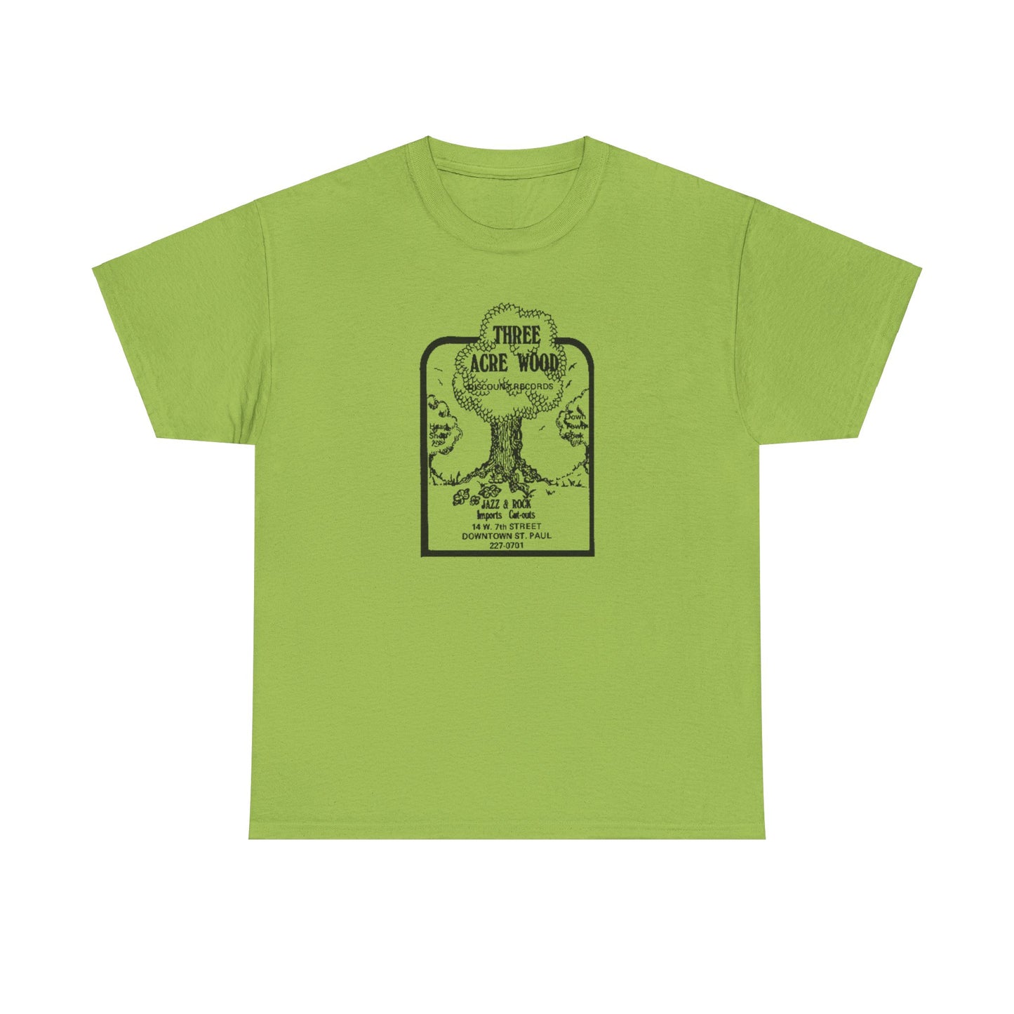 Record Store Tee #148: Three Acre Wood Discount Records & Head Shop