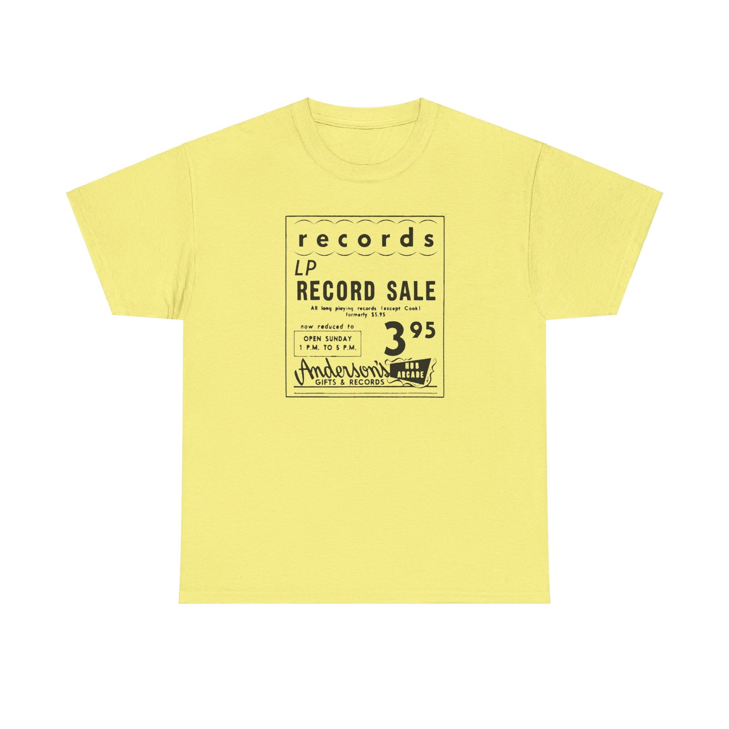 Record Store Tee #127: Anderson's Gifts and Records Minneapolis