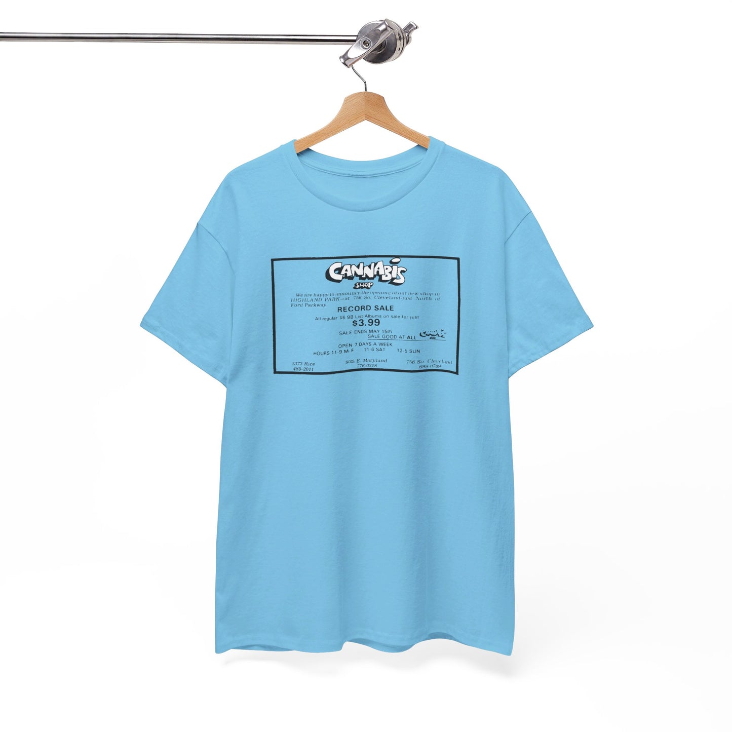 Record Store Tee #130: Cannabis Record Shop St. Paul, MN