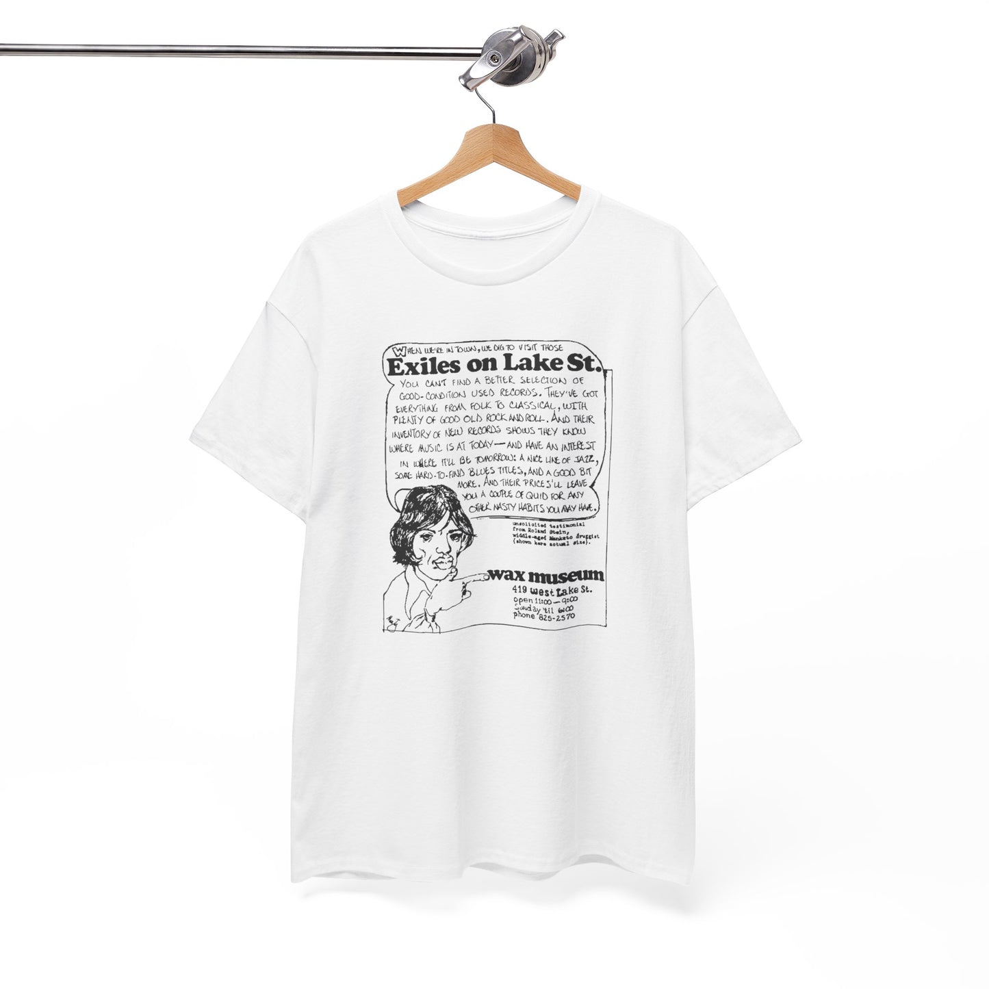 Record Store Tee #146: Wax Museum Exiles On Lake Street
