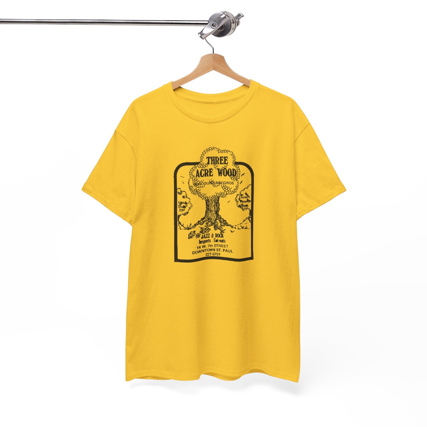 Record Store Tee #148: Three Acre Wood Discount Records & Head Shop