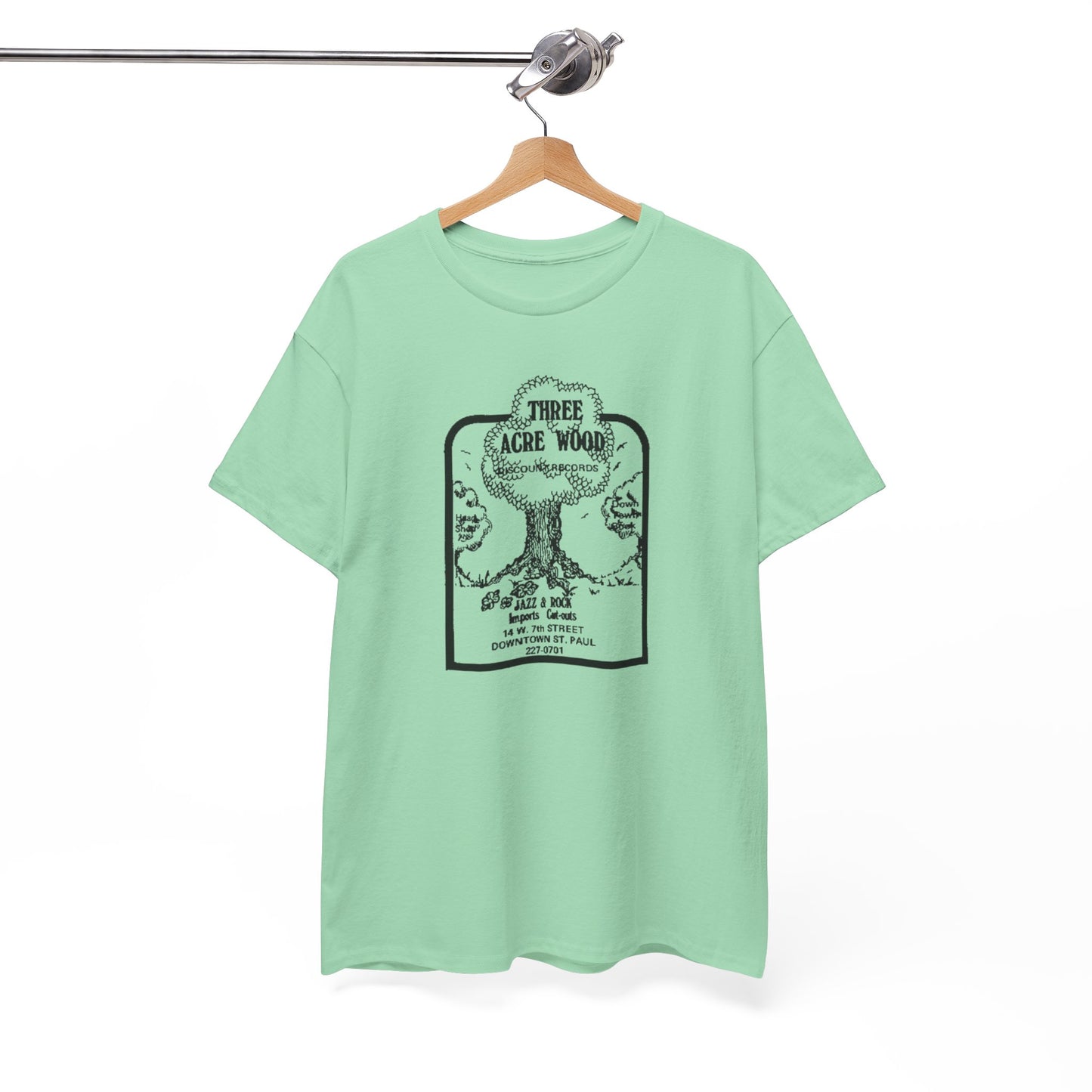 Record Store Tee #148: Three Acre Wood Discount Records & Head Shop