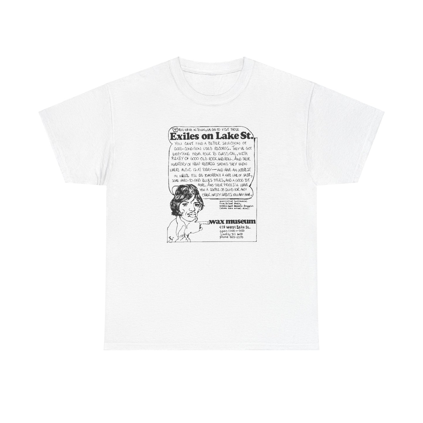 Record Store Tee #146: Wax Museum Exiles On Lake Street