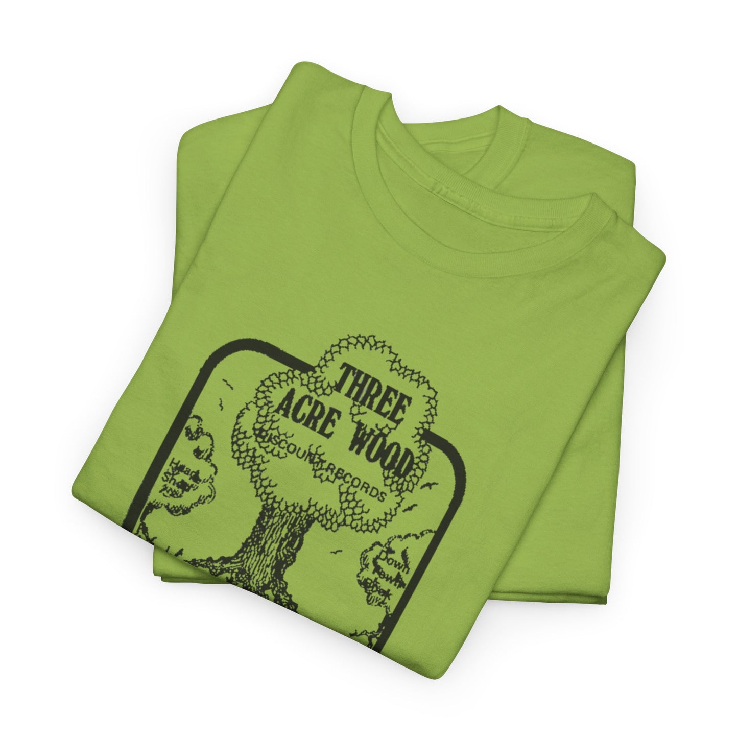 Record Store Tee #148: Three Acre Wood Discount Records & Head Shop