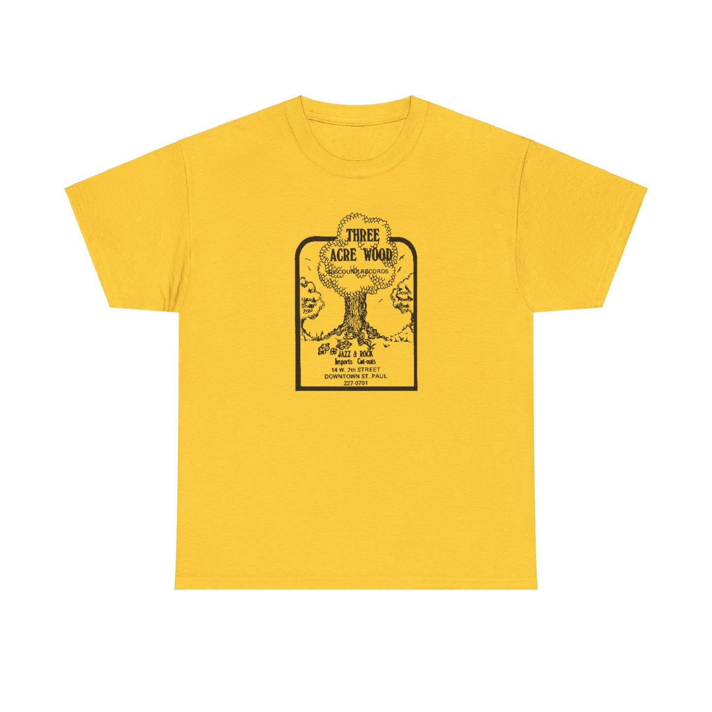 Record Store Tee #148: Three Acre Wood Discount Records & Head Shop