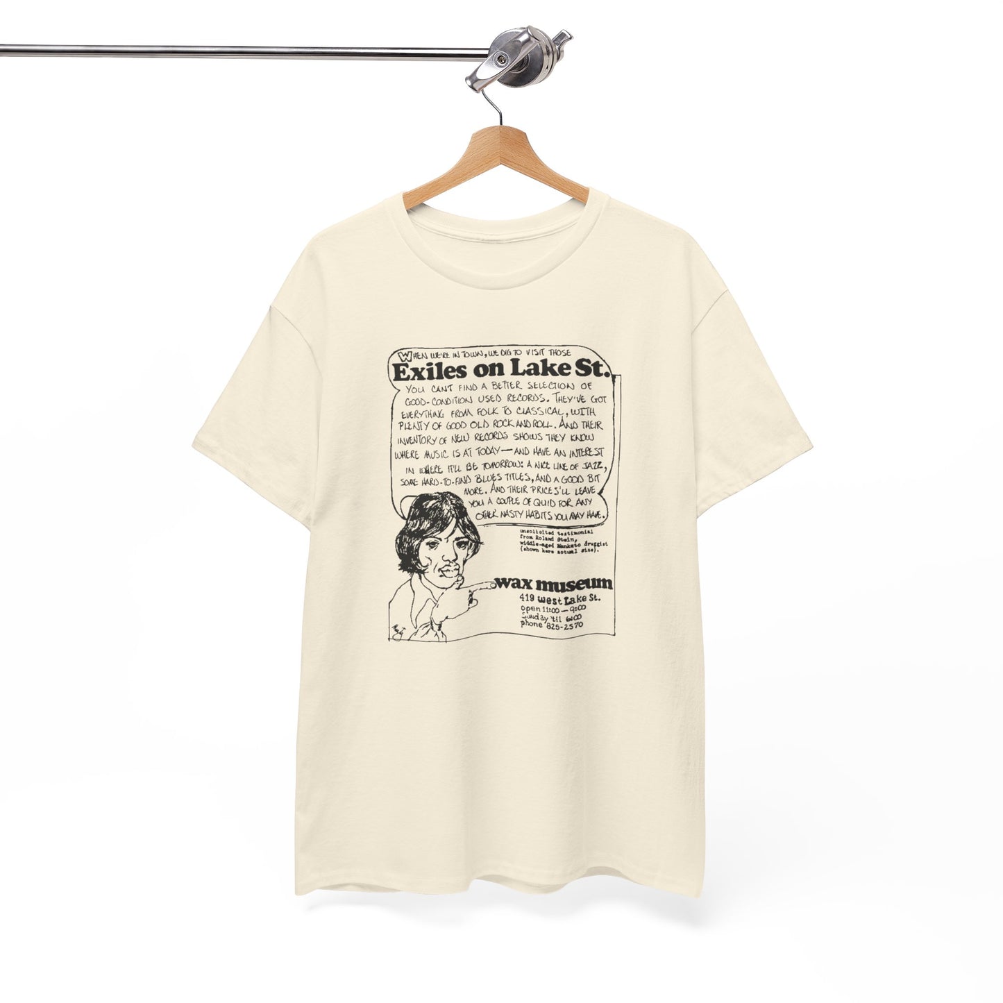 Record Store Tee #146: Wax Museum Exiles On Lake Street