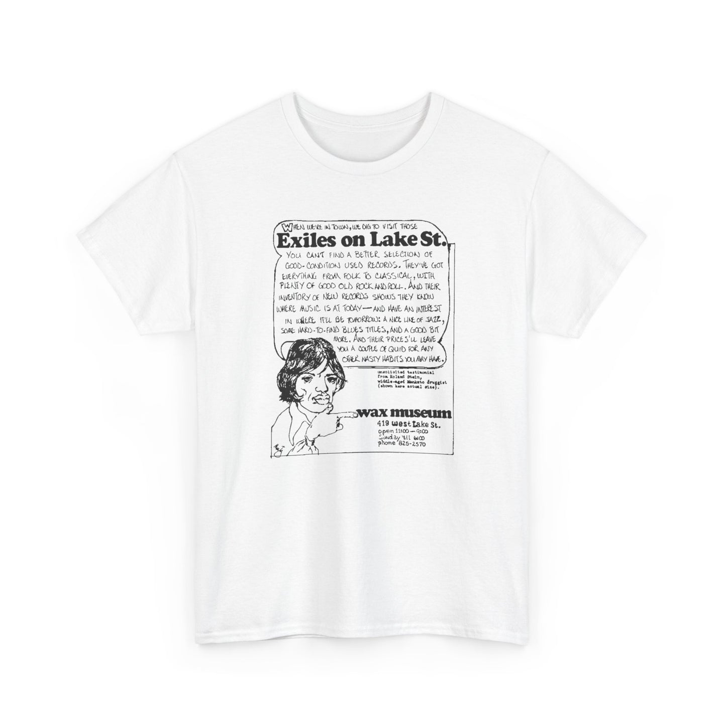 Record Store Tee #146: Wax Museum Exiles On Lake Street