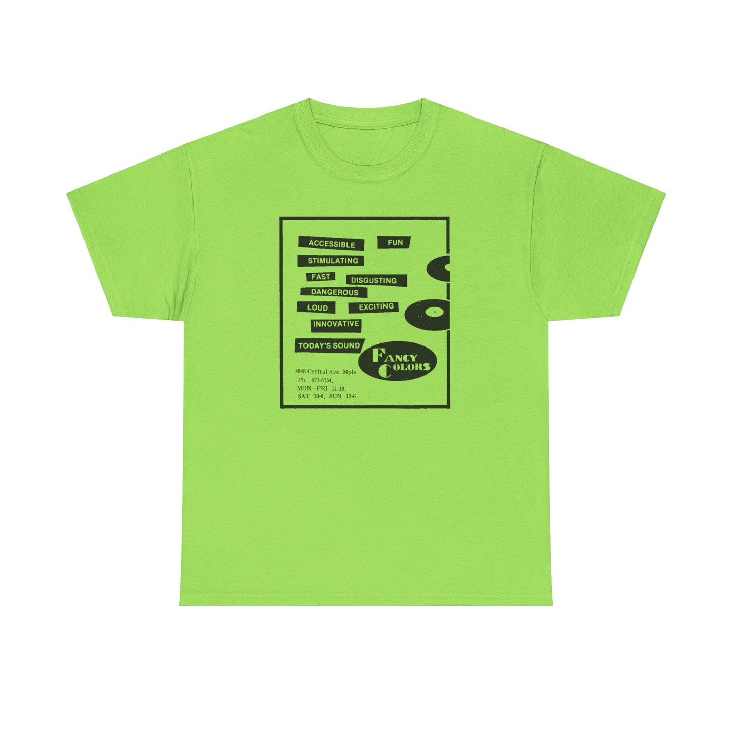 Record Store Tee #135: Fancy Colors Records Minneapolis