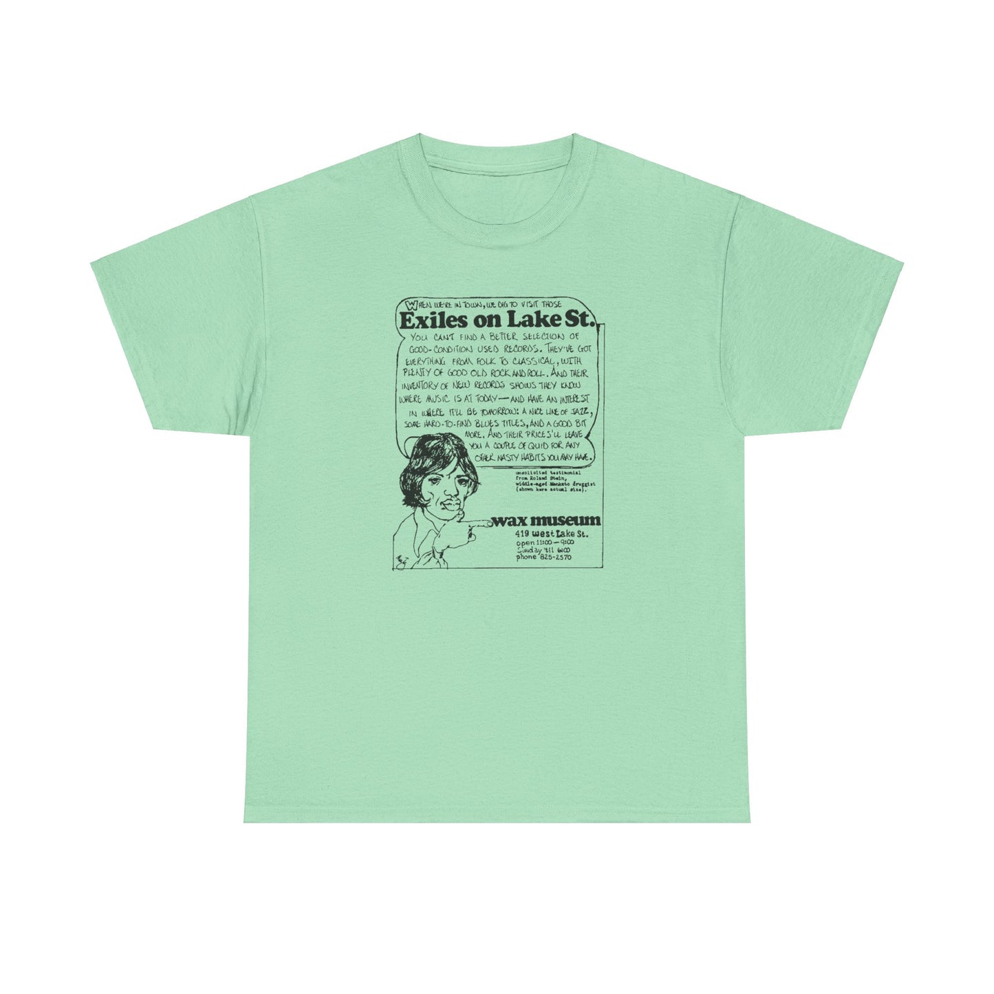 Record Store Tee #146: Wax Museum Exiles On Lake Street