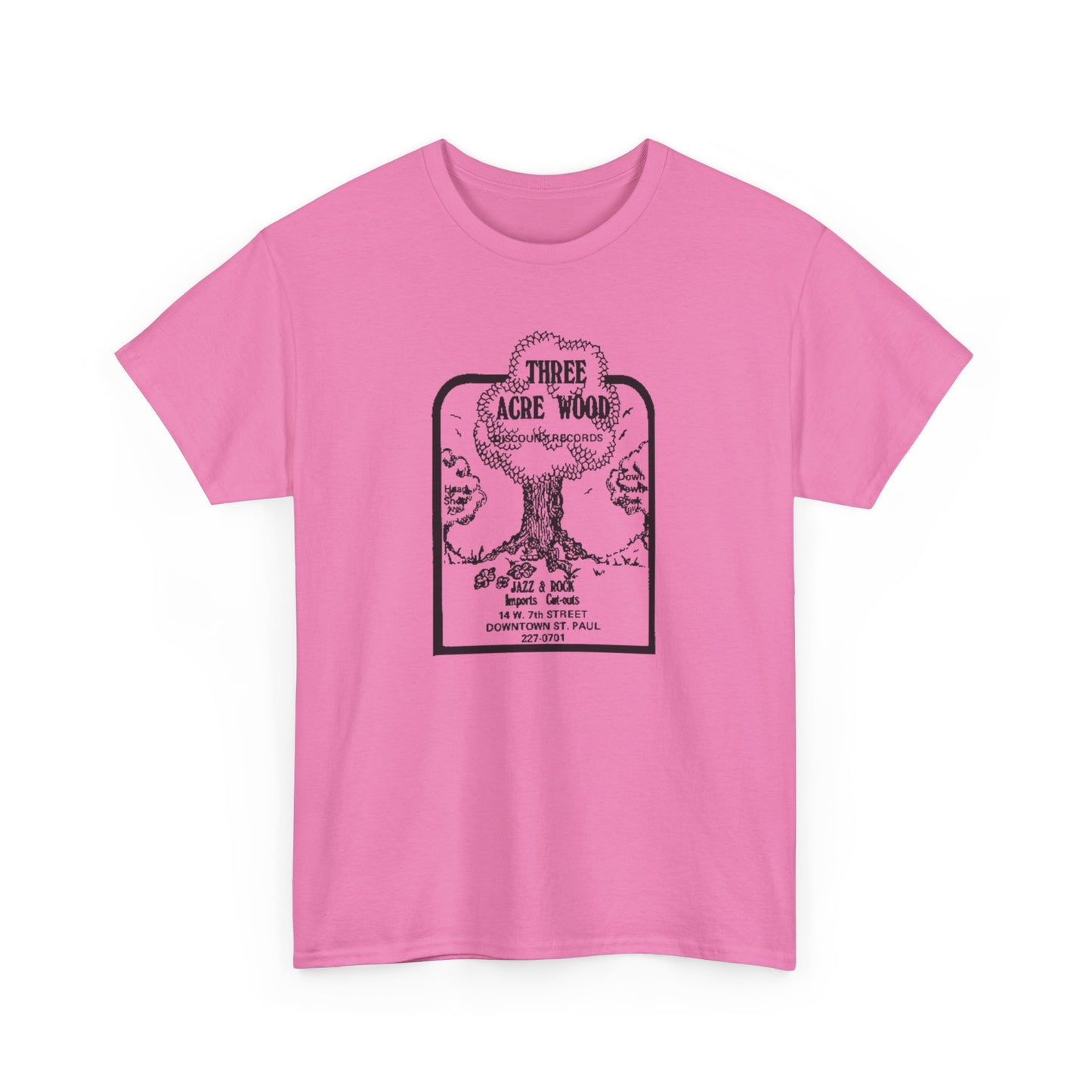 Record Store Tee #148: Three Acre Wood Discount Records & Head Shop