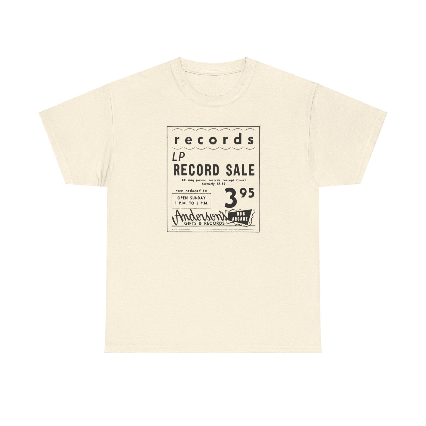 Record Store Tee #127: Anderson's Gifts and Records Minneapolis
