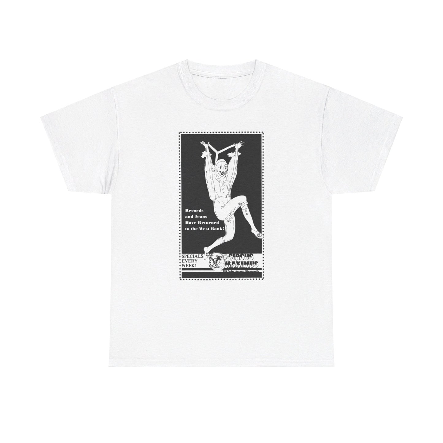 Record Store Tee #128: Circus Maximus Minneapolis
