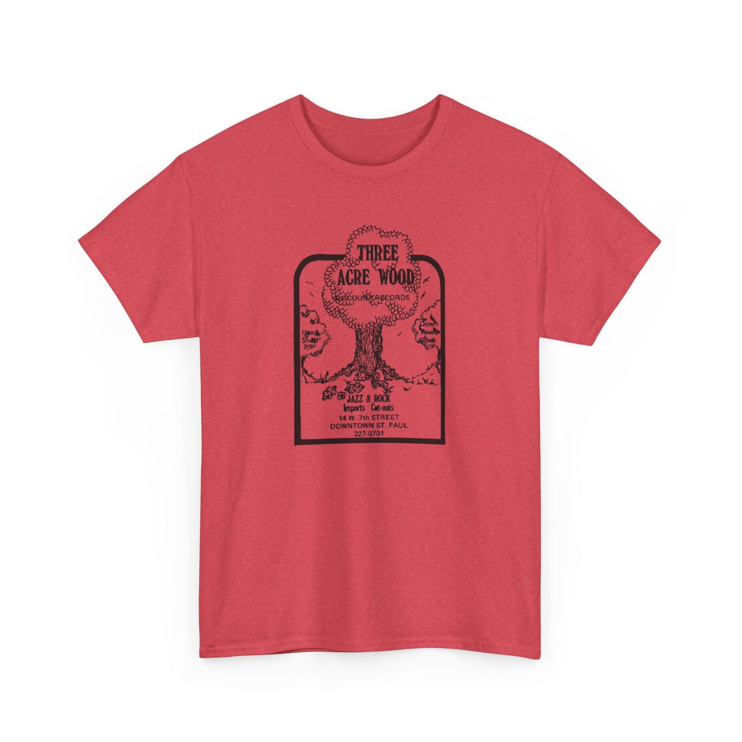 Record Store Tee #148: Three Acre Wood Discount Records & Head Shop