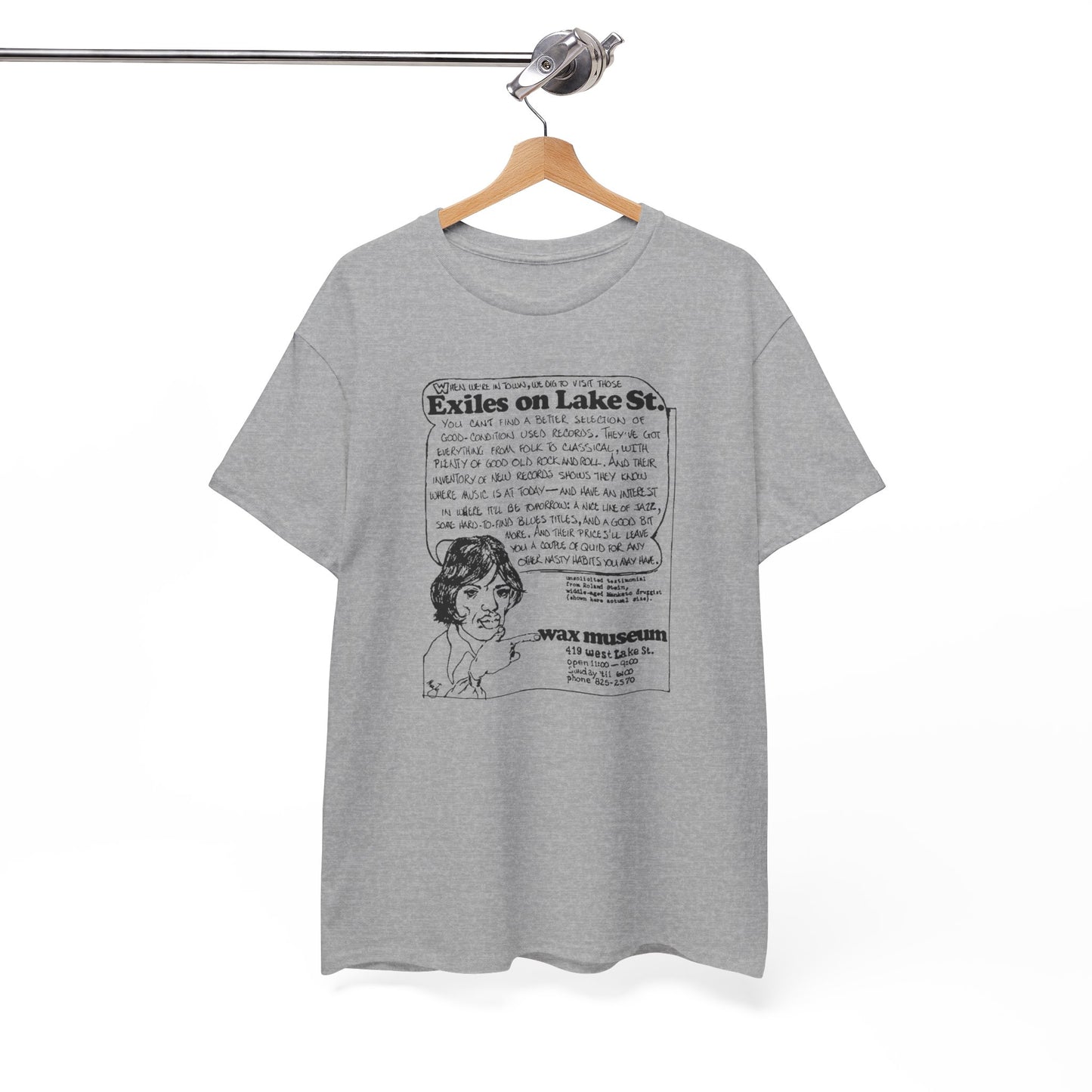 Record Store Tee #146: Wax Museum Exiles On Lake Street