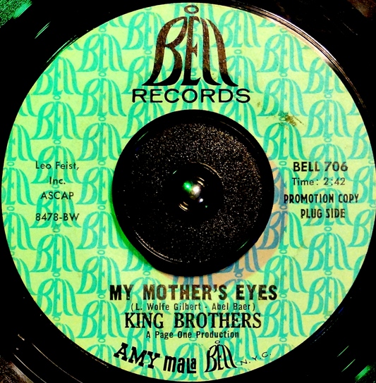 The King Brothers - My Mother's Eyes / I'm Old Fashioned