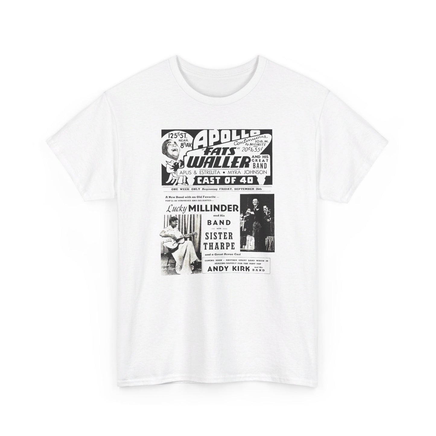 Concert Poster Tee #049: Fats Waller