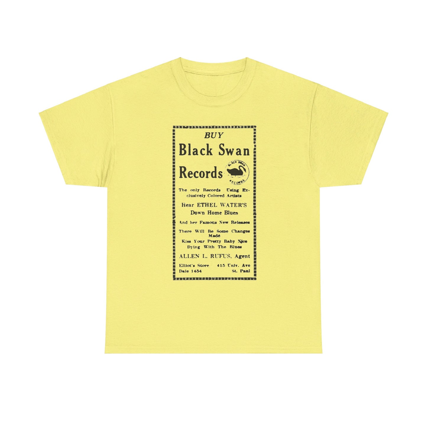 Record Store Tee #134: Elliot's Store Black Swan Record Dealer